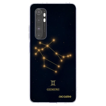 Picasee silikonowe przeźroczyste etui na Xiaomi Mi Note 10 Lite - GEMINI