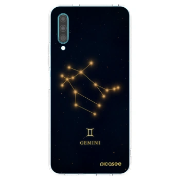 Picasee silikonowe przeźroczyste etui na Samsung Galaxy A30s A307F - GEMINI