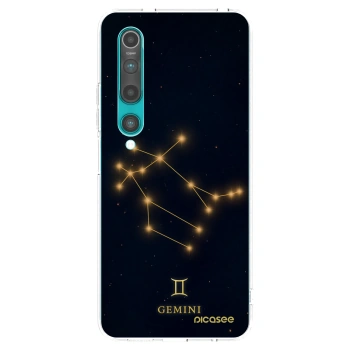 Picasee silikonowe przeźroczyste etui na Xiaomi Mi 10 - GEMINI