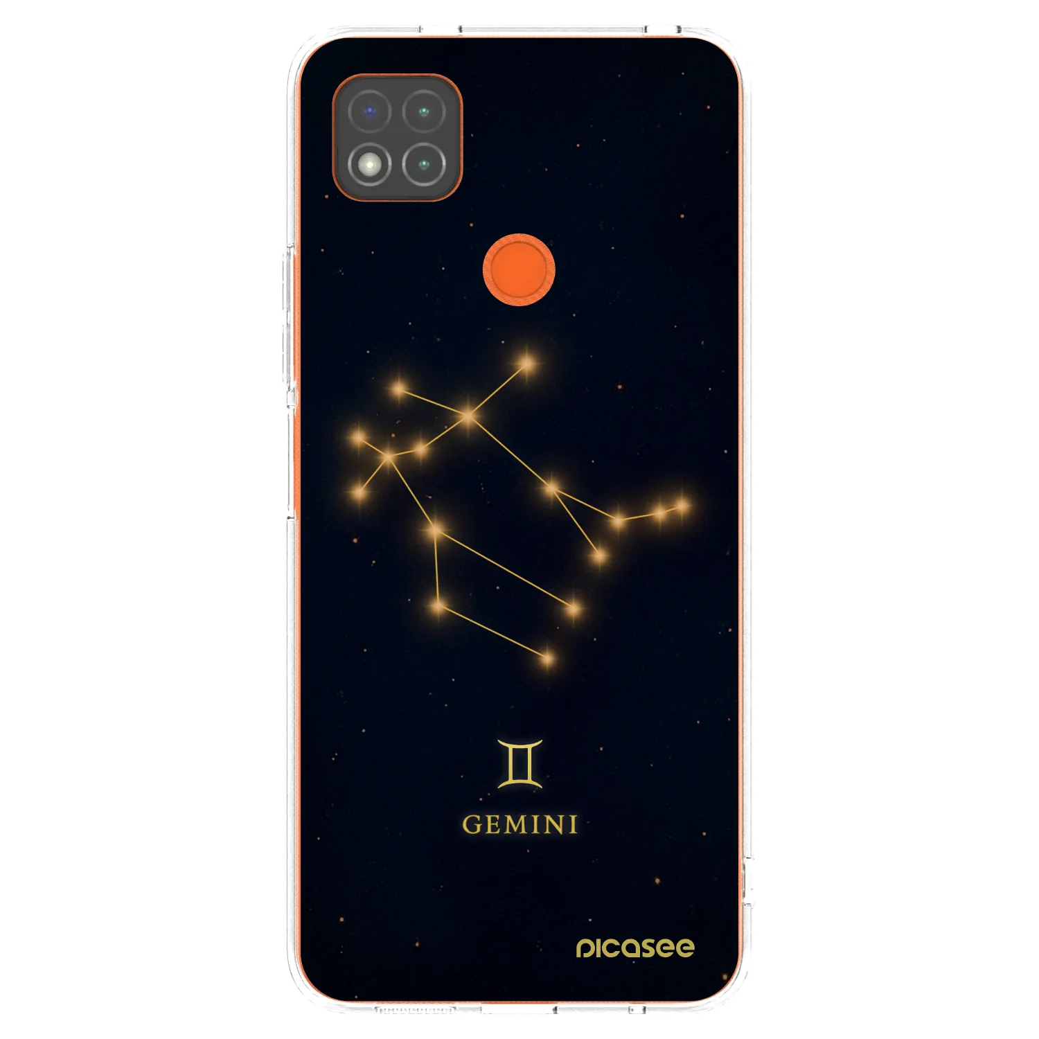 Picasee silikonowe przeźroczyste etui na Xiaomi Redmi 9C - GEMINI