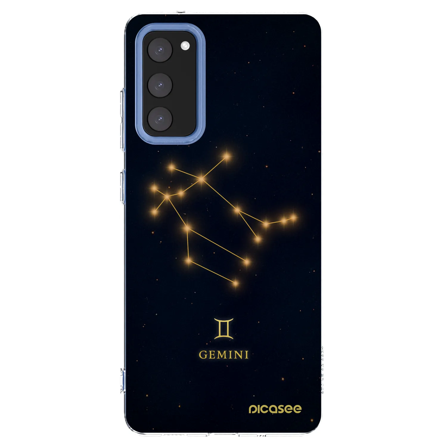 Picasee silikonowe przeźroczyste etui na Samsung Galaxy S20 FE - GEMINI