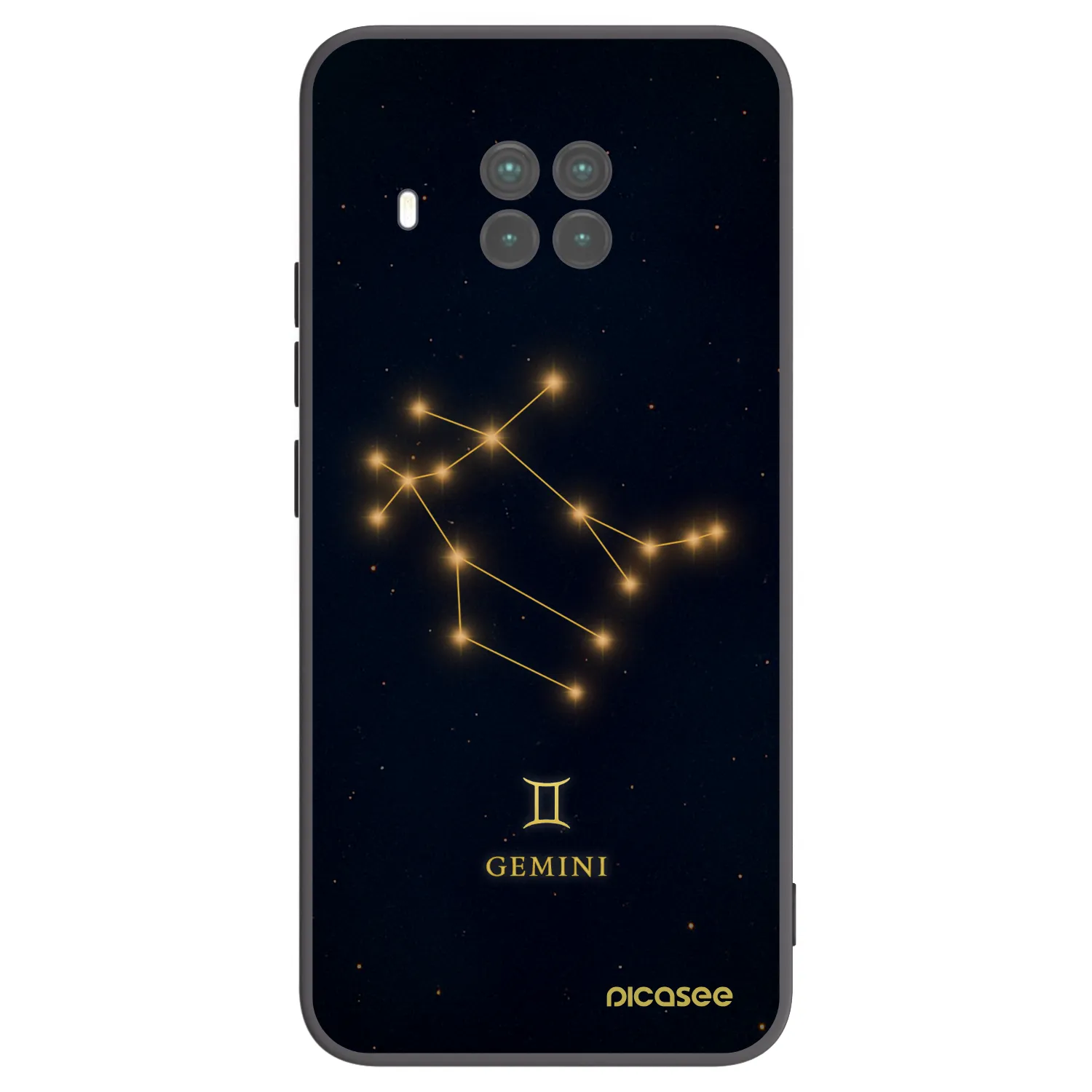 Picasee silikonowe czarne etui na Xiaomi Mi 10T Lite - GEMINI