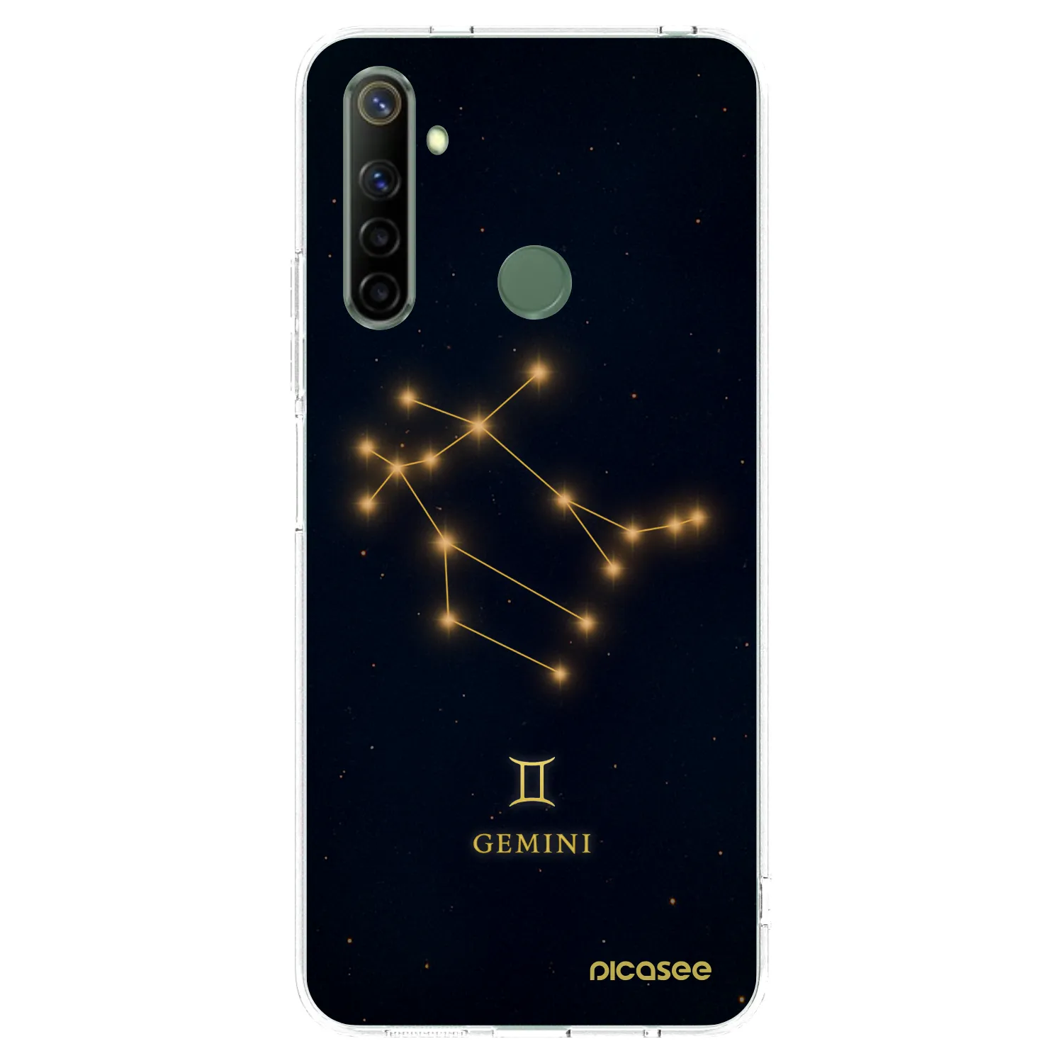 Picasee silikonowe przeźroczyste etui na Realme 6i - GEMINI