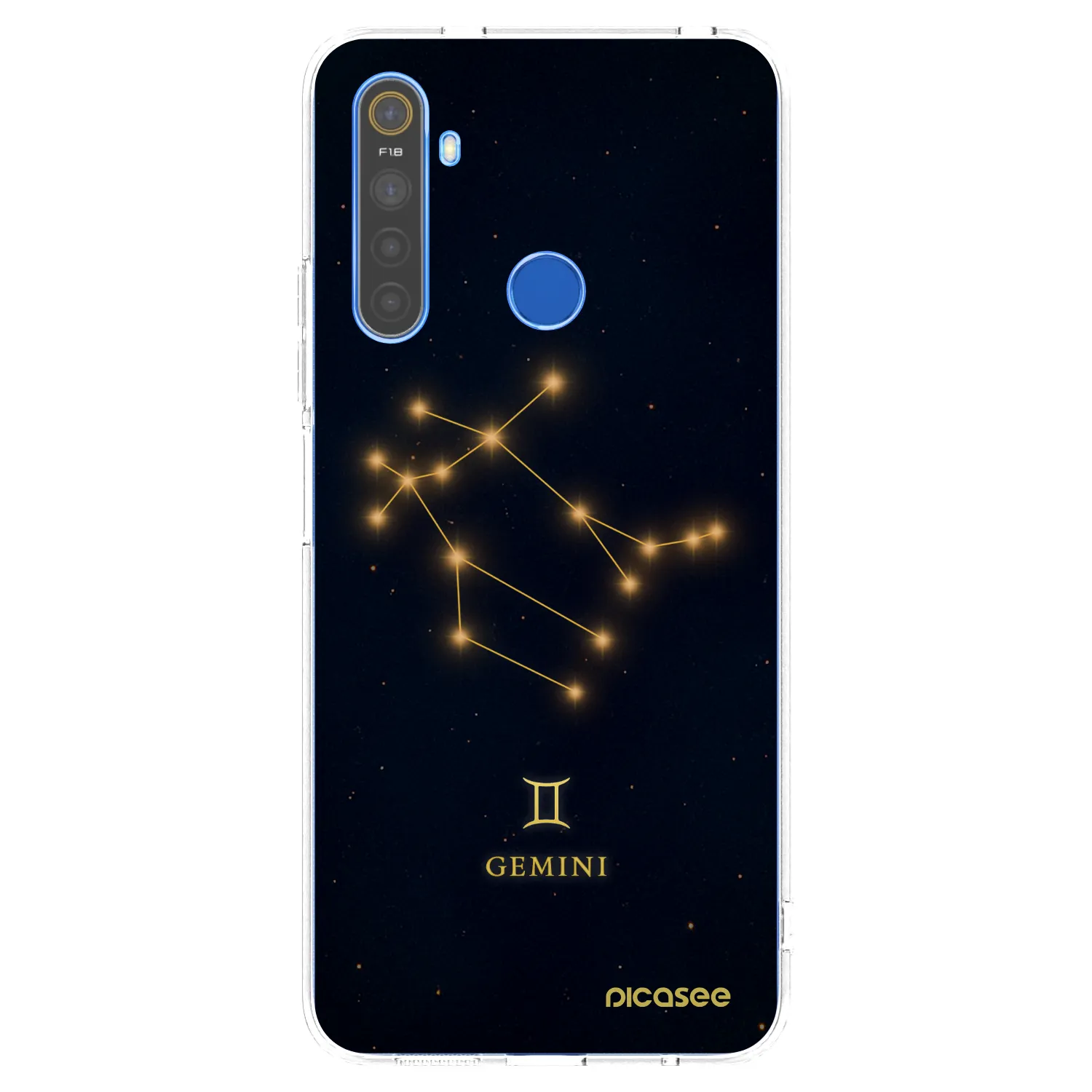 Picasee silikonowe przeźroczyste etui na Realme 5 - GEMINI