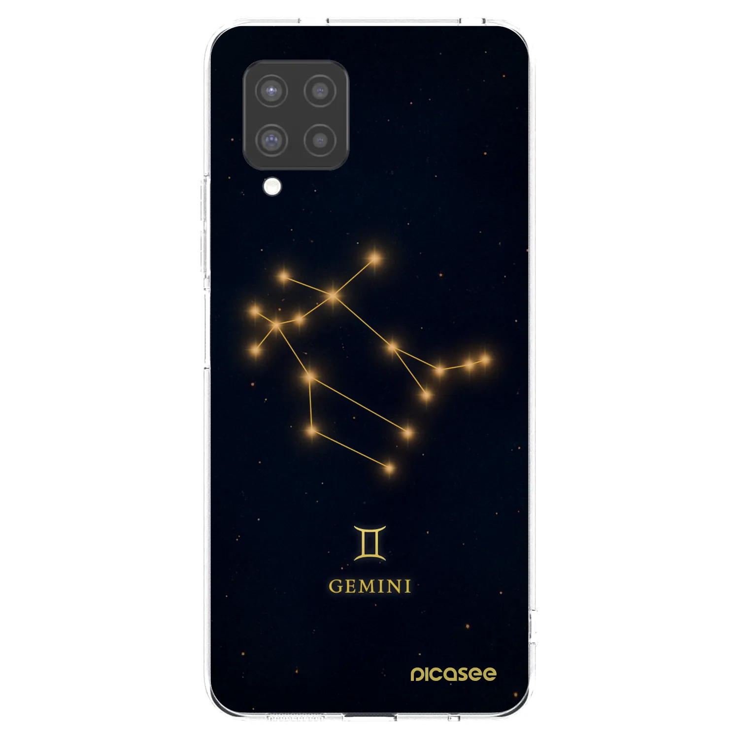 Picasee silikonowe przeźroczyste etui na Samsung Galaxy A42 A426B - GEMINI