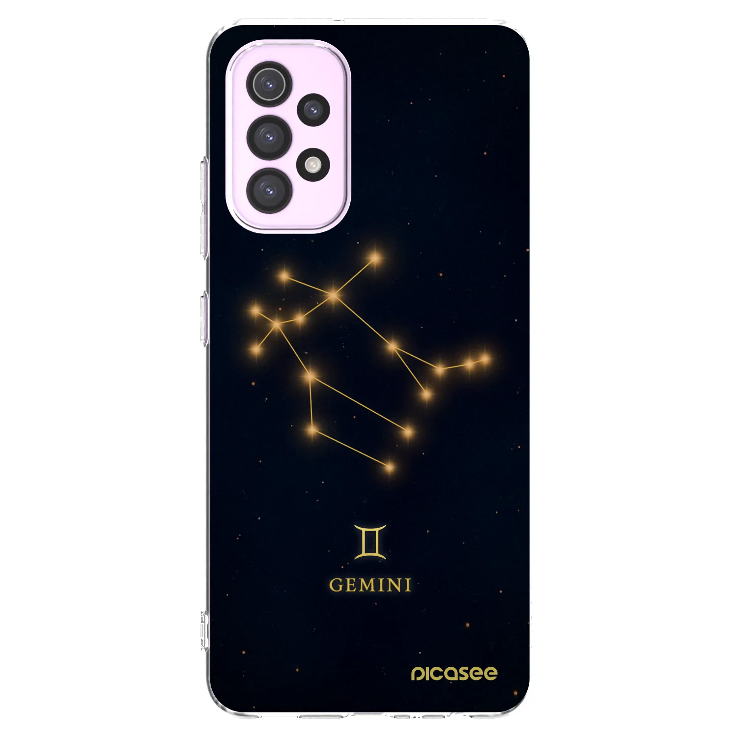 Picasee silikonowe przeźroczyste etui na Samsung Galaxy A32 5G A326B - GEMINI