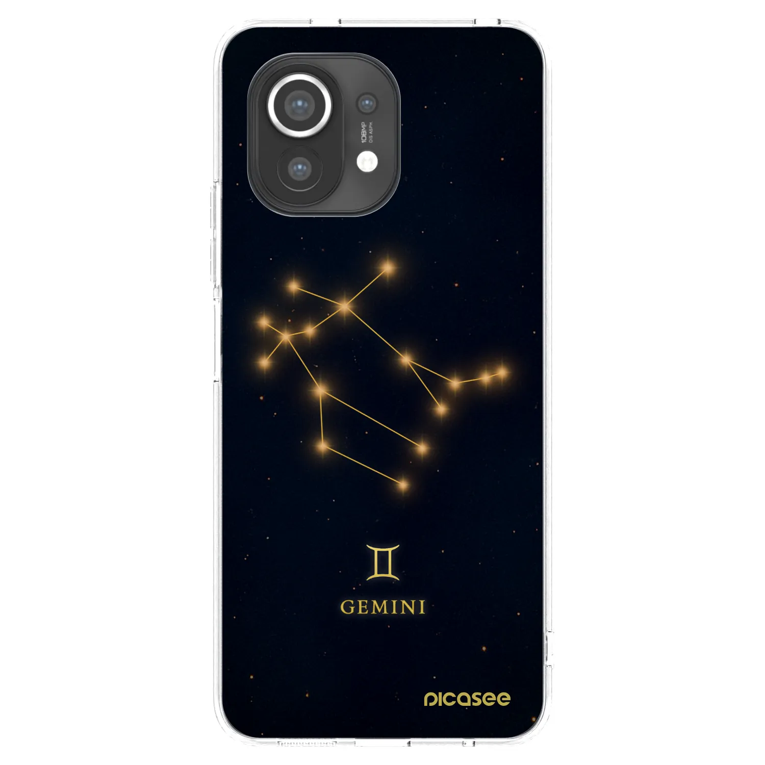 Picasee silikonowe przeźroczyste etui na Xiaomi Mi 11 - GEMINI