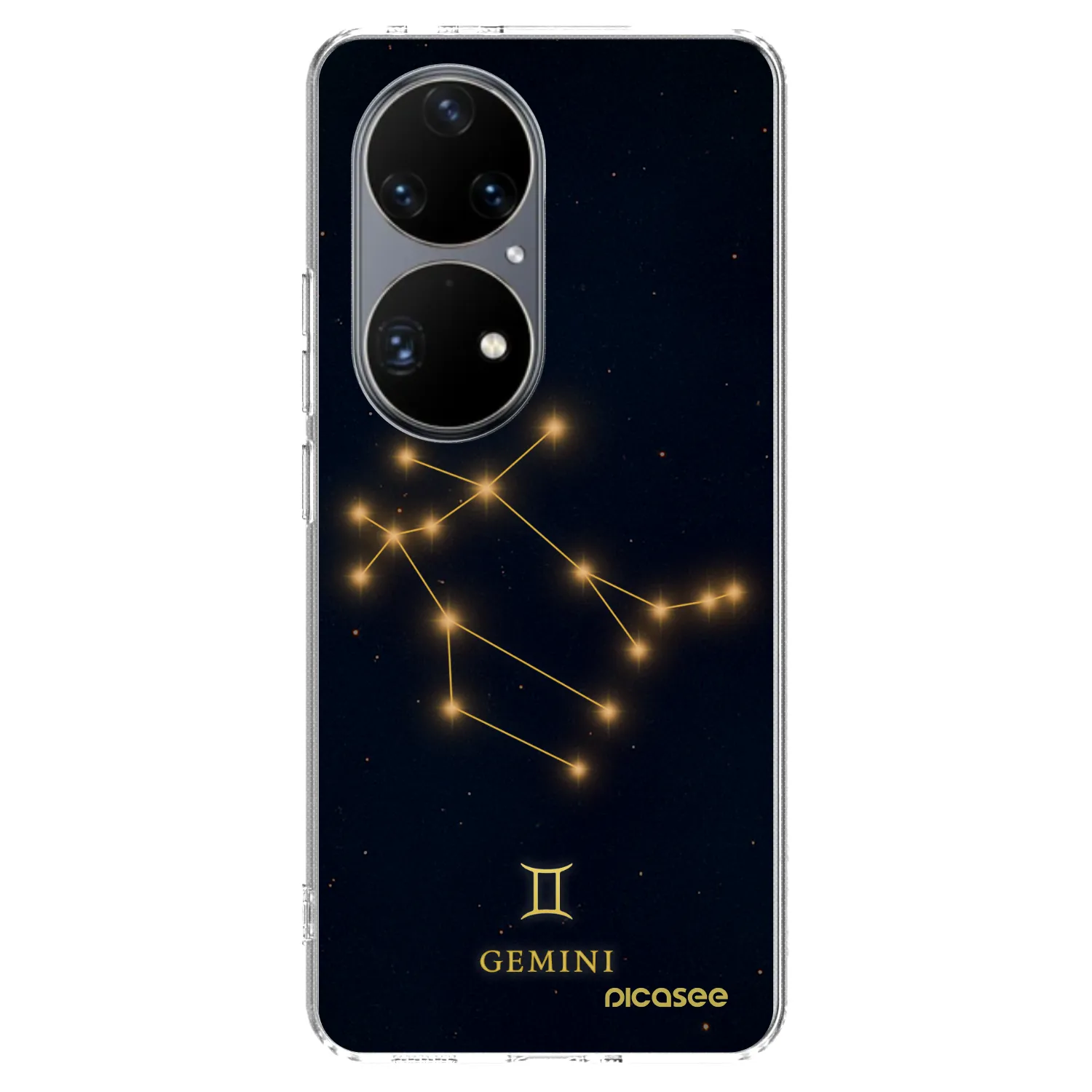 Picasee silikonowe przeźroczyste etui na Huawei P50 - GEMINI