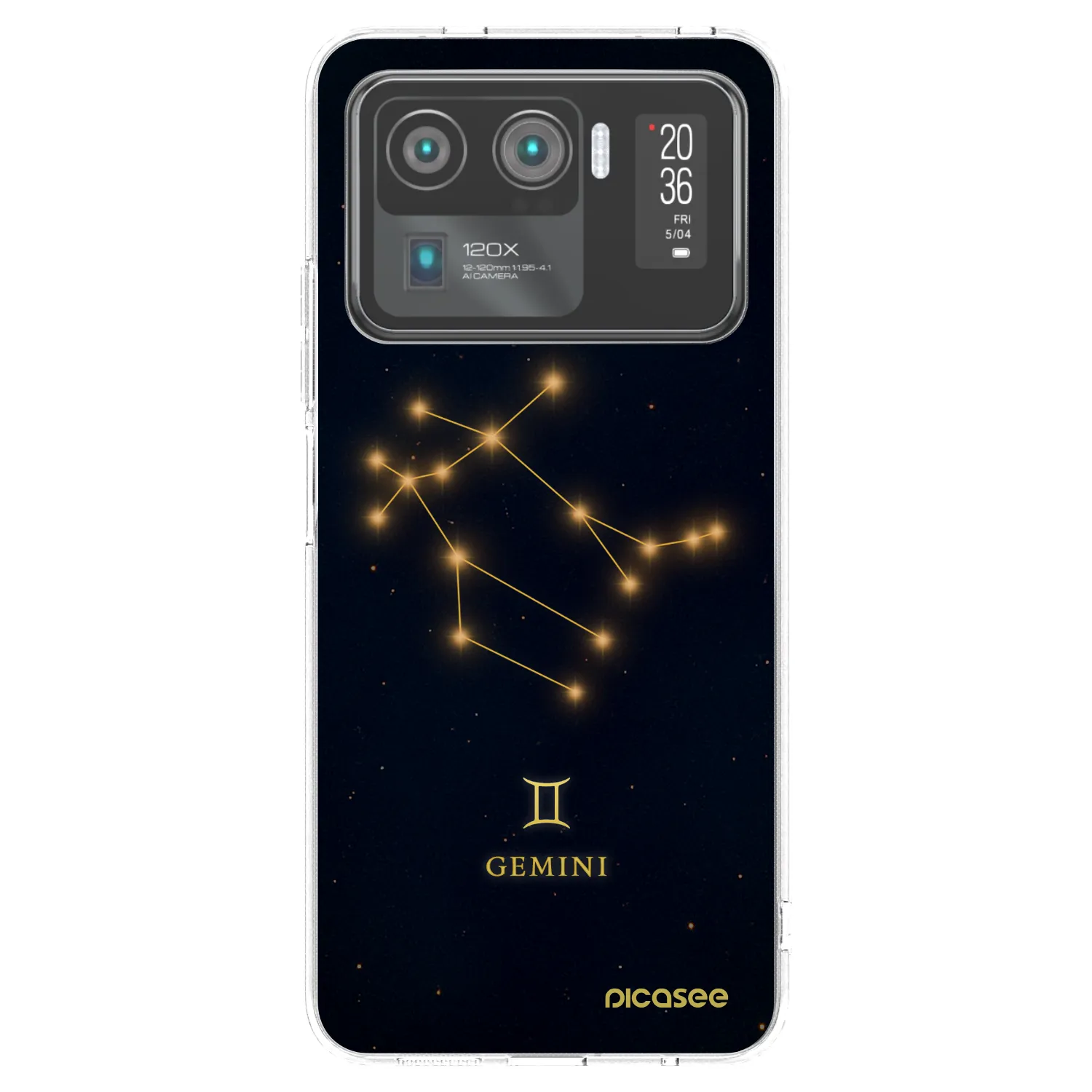 Picasee silikonowe przeźroczyste etui na Xiaomi Mi 11 Ultra - GEMINI