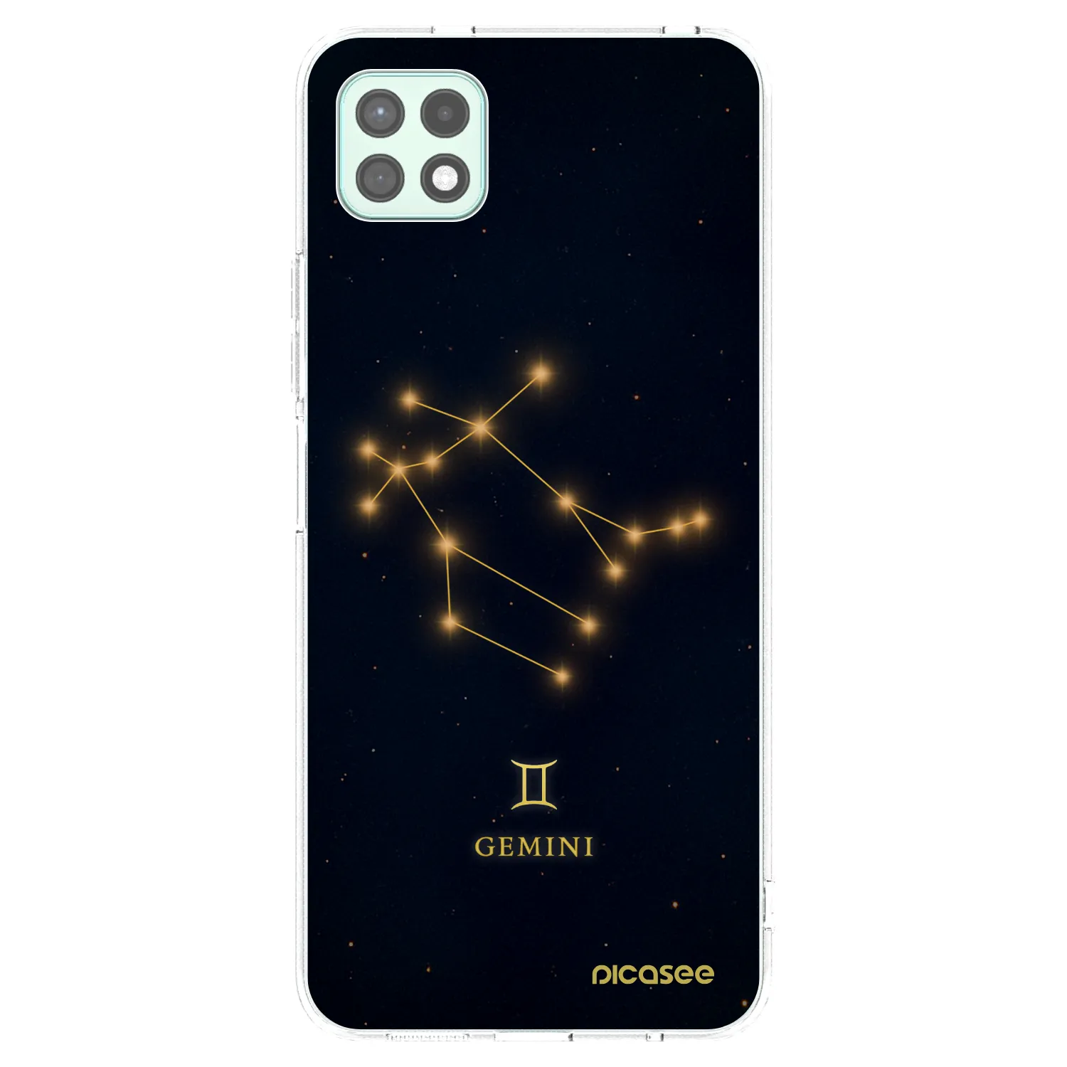 Picasee silikonowe przeźroczyste etui na Samsung Galaxy A22 A226B 5G - GEMINI