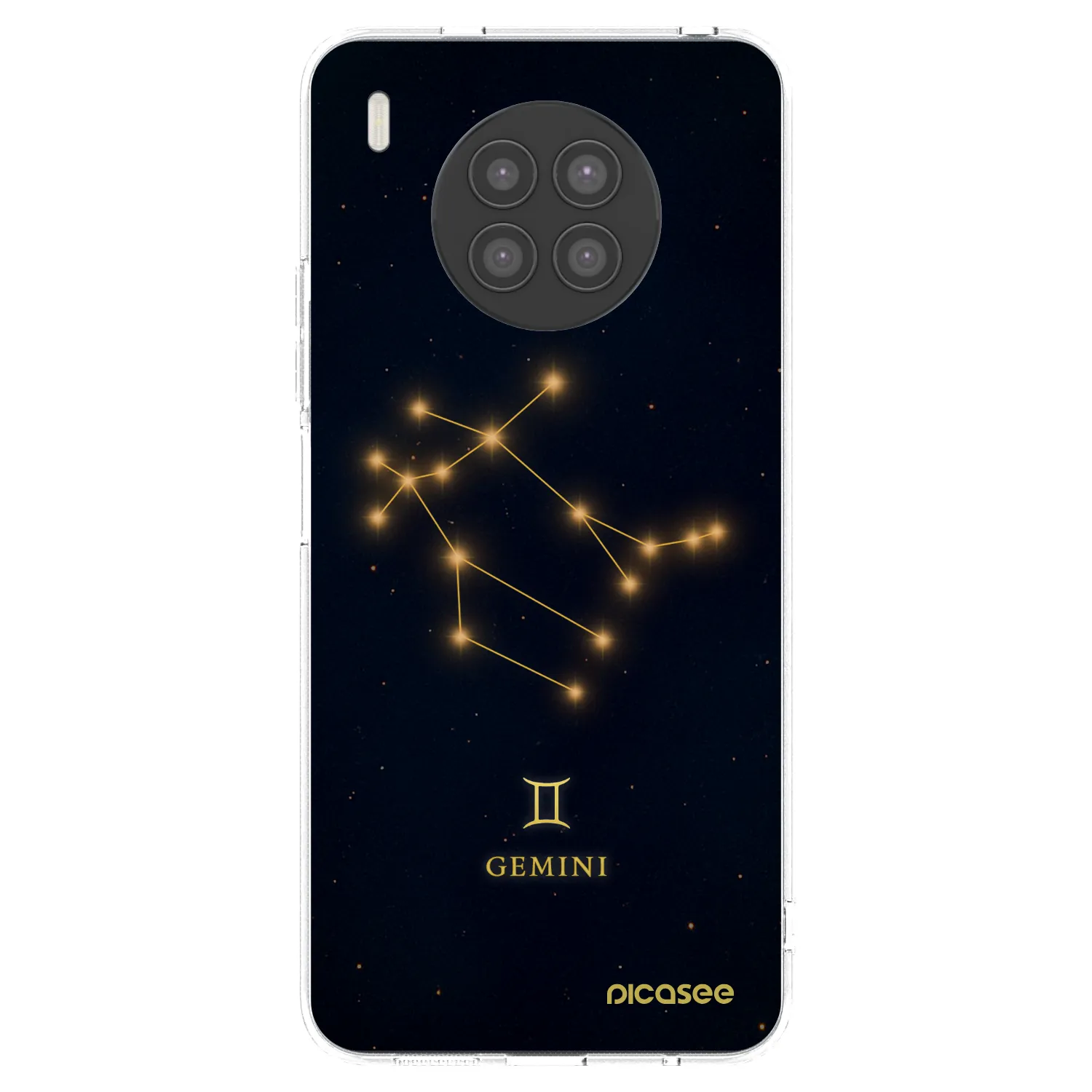 Picasee silikonowe przeźroczyste etui na Huawei Nova 8i - GEMINI