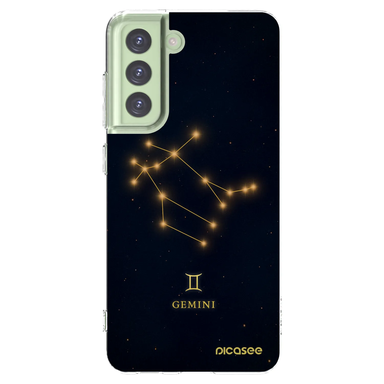 Picasee silikonowe przeźroczyste etui na Samsung Galaxy S21 FE 5G - GEMINI