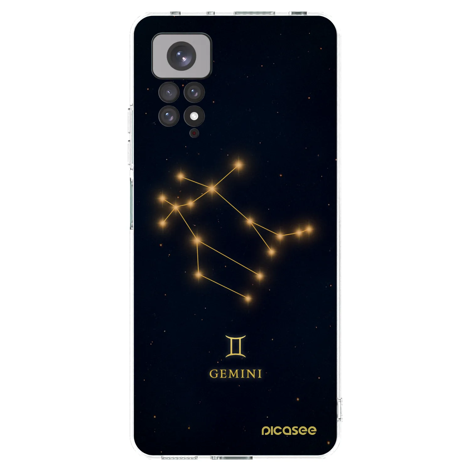 Picasee silikonowe przeźroczyste etui na Xiaomi Redmi Note 11 - GEMINI