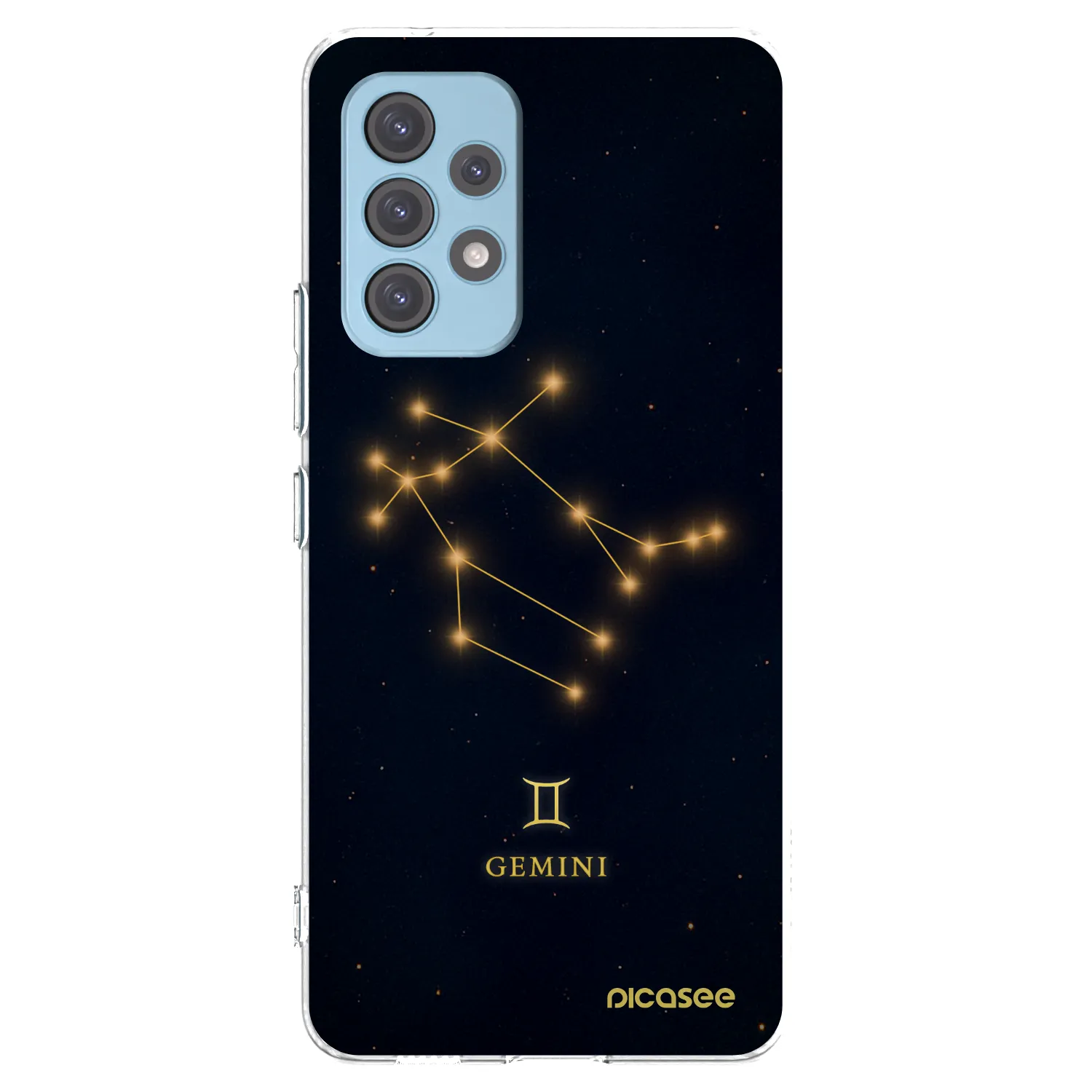 Picasee silikonowe przeźroczyste etui na Samsung Galaxy A53 5G A536 - GEMINI