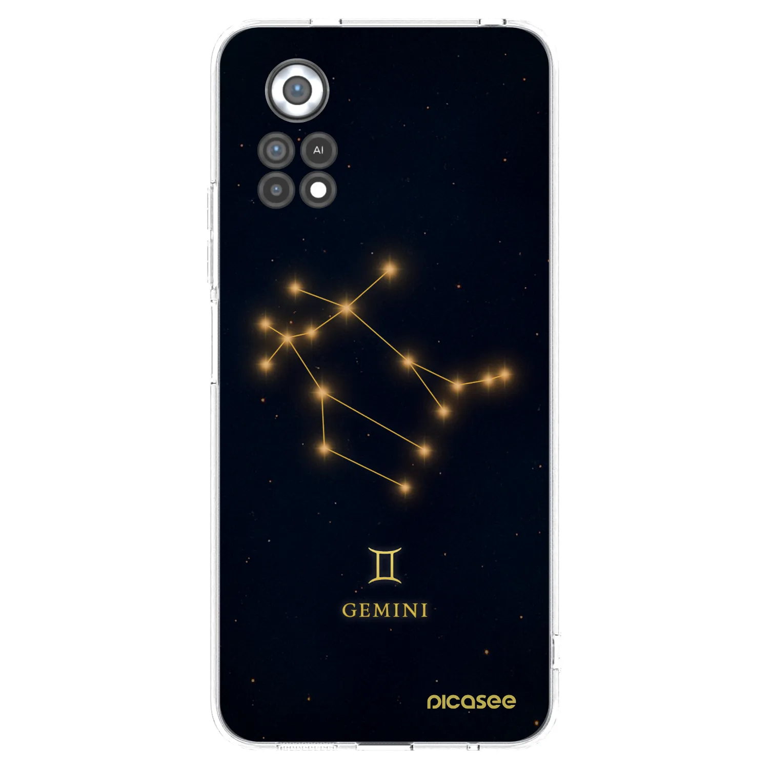 Picasee silikonowe przeźroczyste etui na Xiaomi Poco X4 Pro 5G - GEMINI