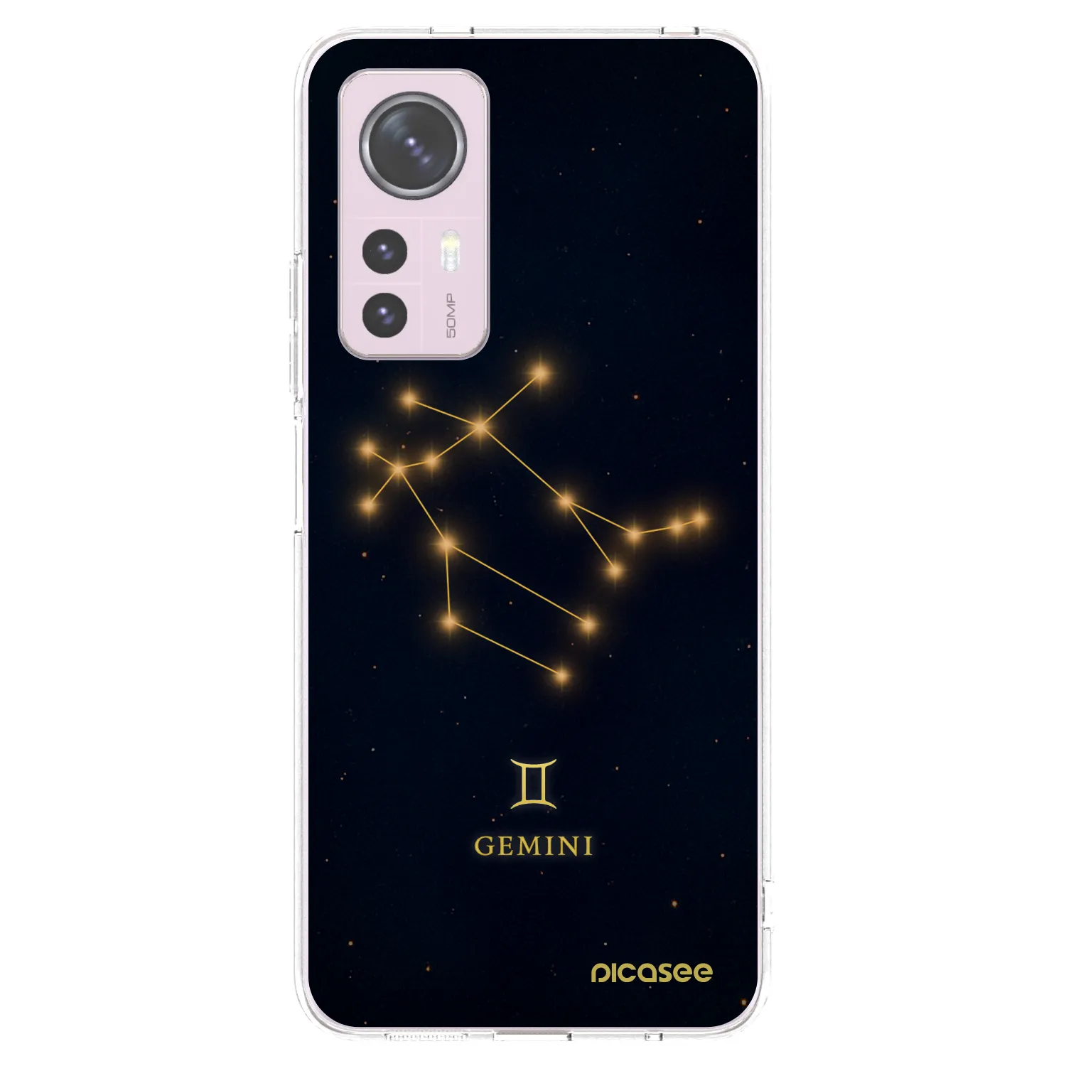 Picasee silikonowe przeźroczyste etui na Xiaomi 12 - GEMINI