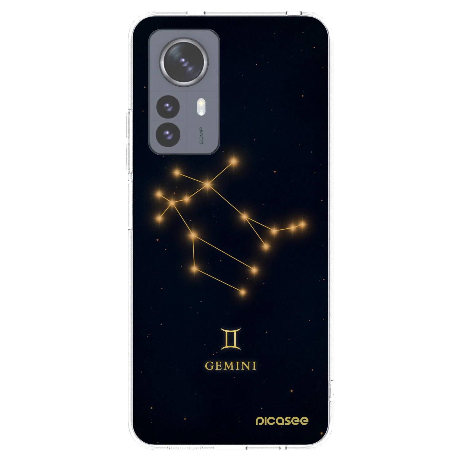 Picasee silikonowe przeźroczyste etui na Xiaomi 12 Pro - GEMINI