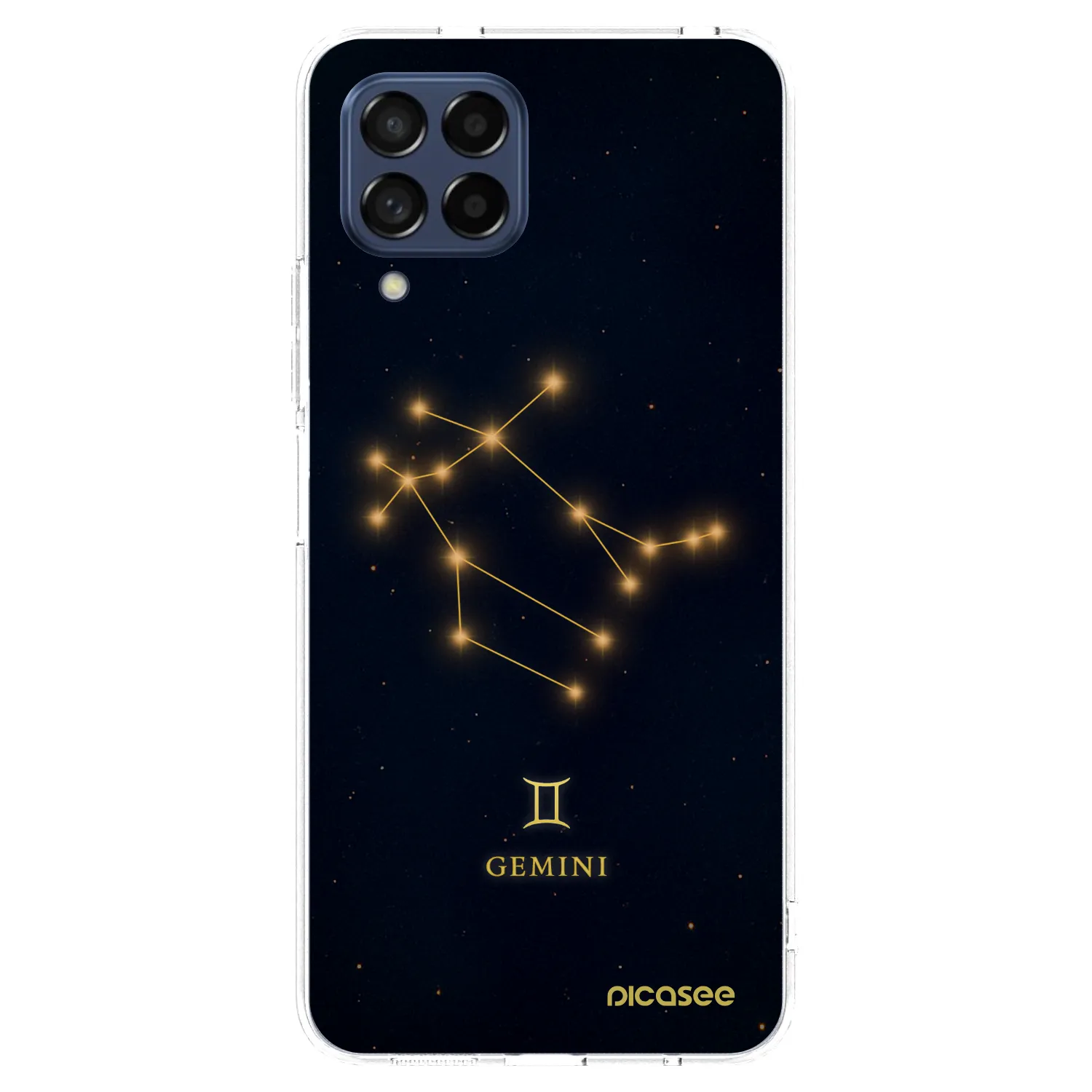 Picasee silikonowe przeźroczyste etui na Samsung Galaxy M53 5G - GEMINI