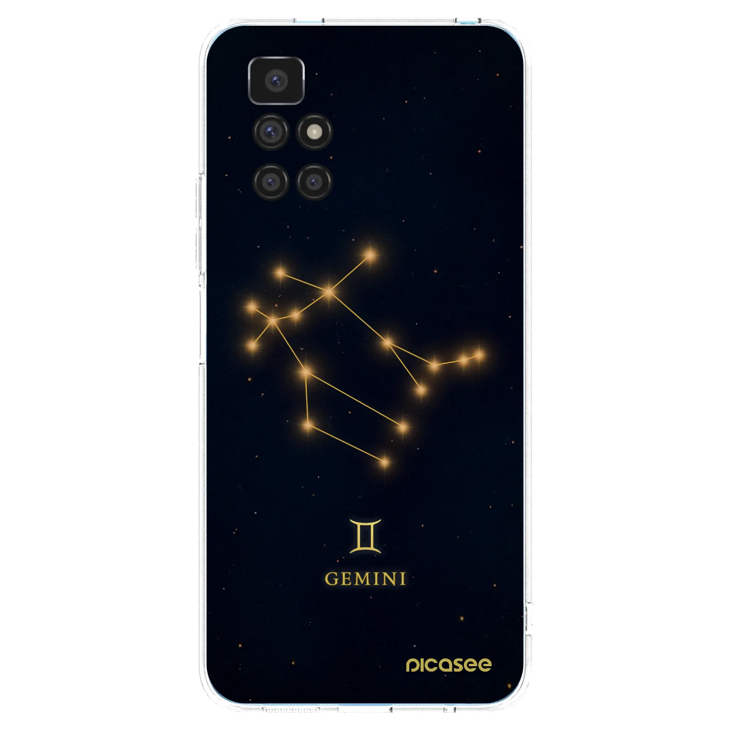Picasee silikonowe przeźroczyste etui na Xiaomi Redmi 10 (2022) - GEMINI