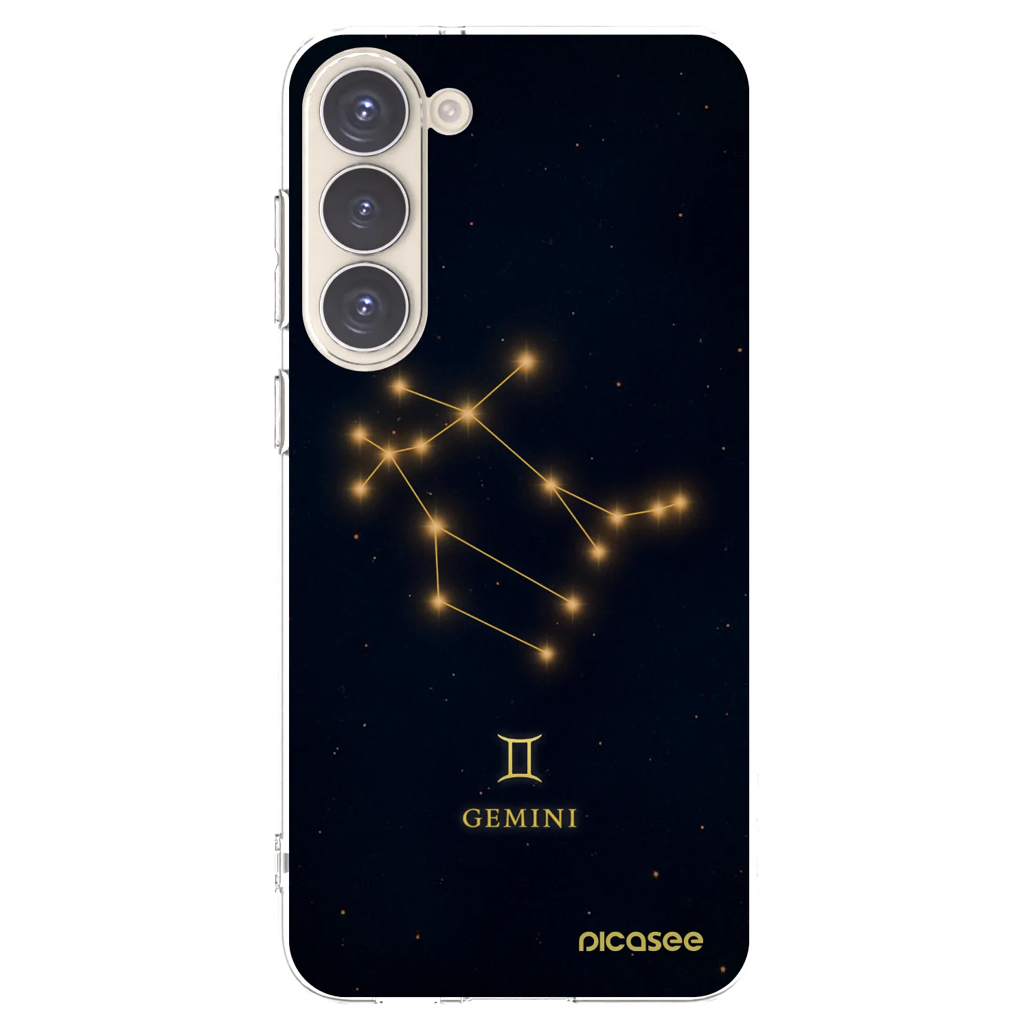 Picasee silikonowe przeźroczyste etui na Samsung Galaxy S23+ 5G - GEMINI