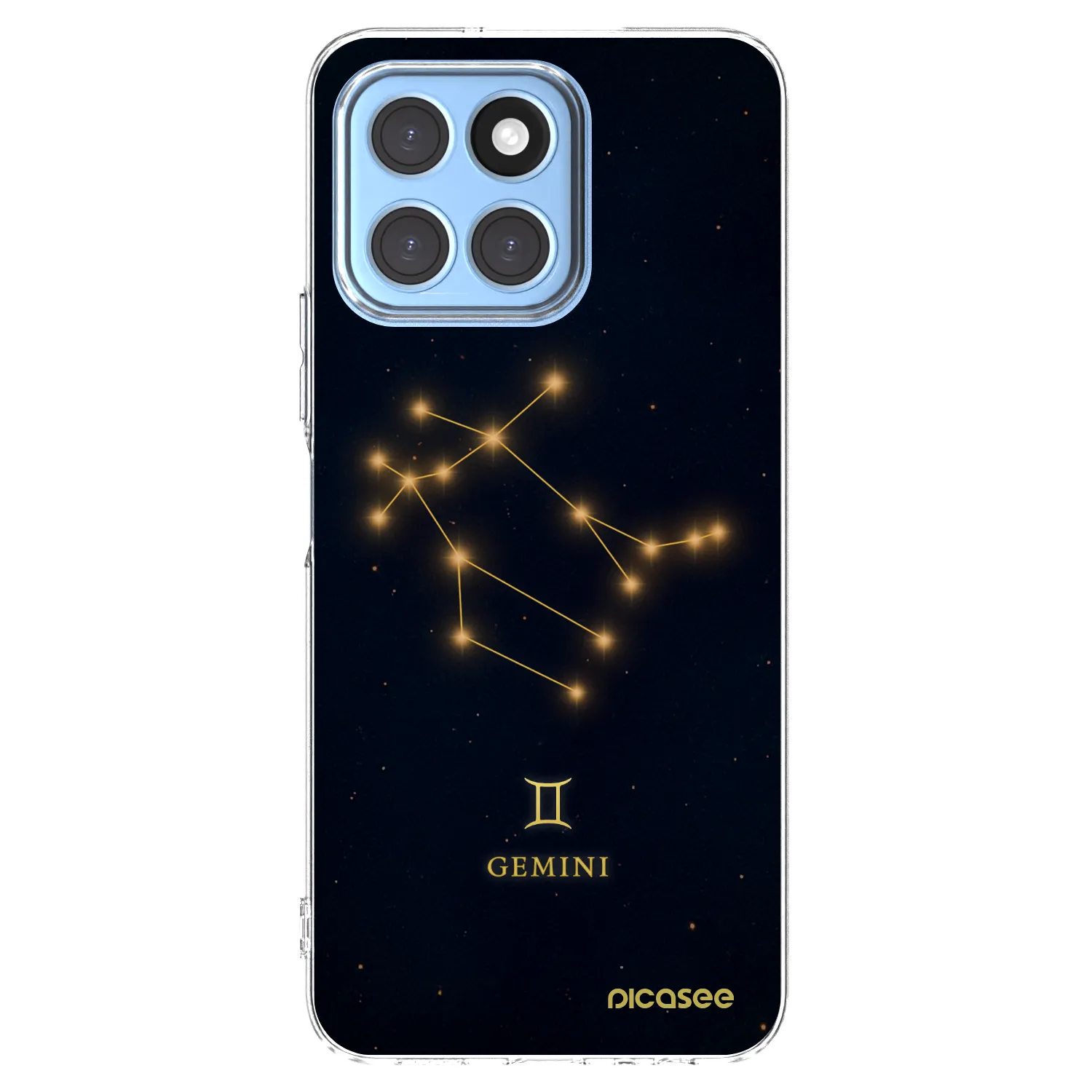 Picasee silikonowe przeźroczyste etui na Honor X6 - GEMINI