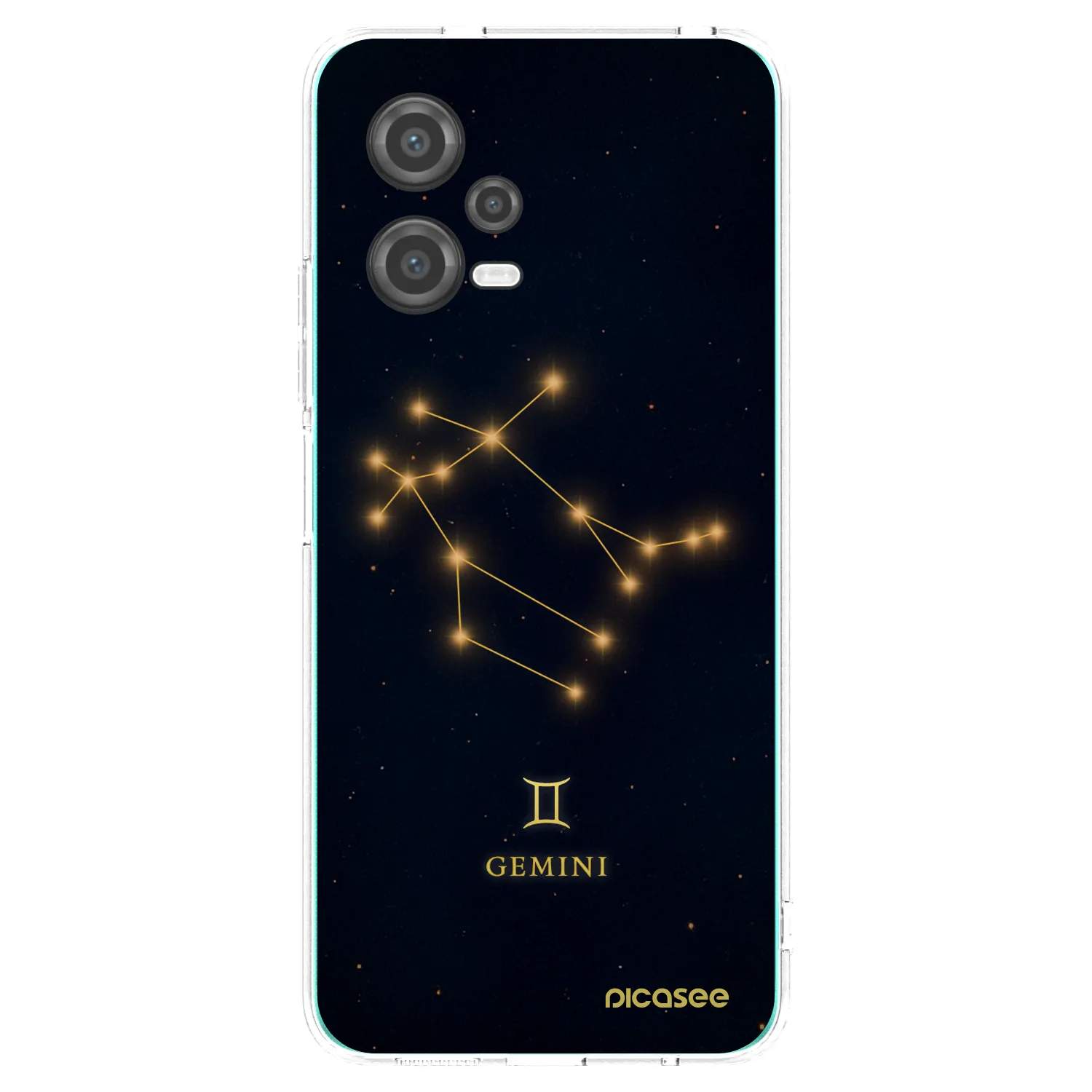 Picasee silikonowe przeźroczyste etui na Xiaomi Poco X5 - GEMINI