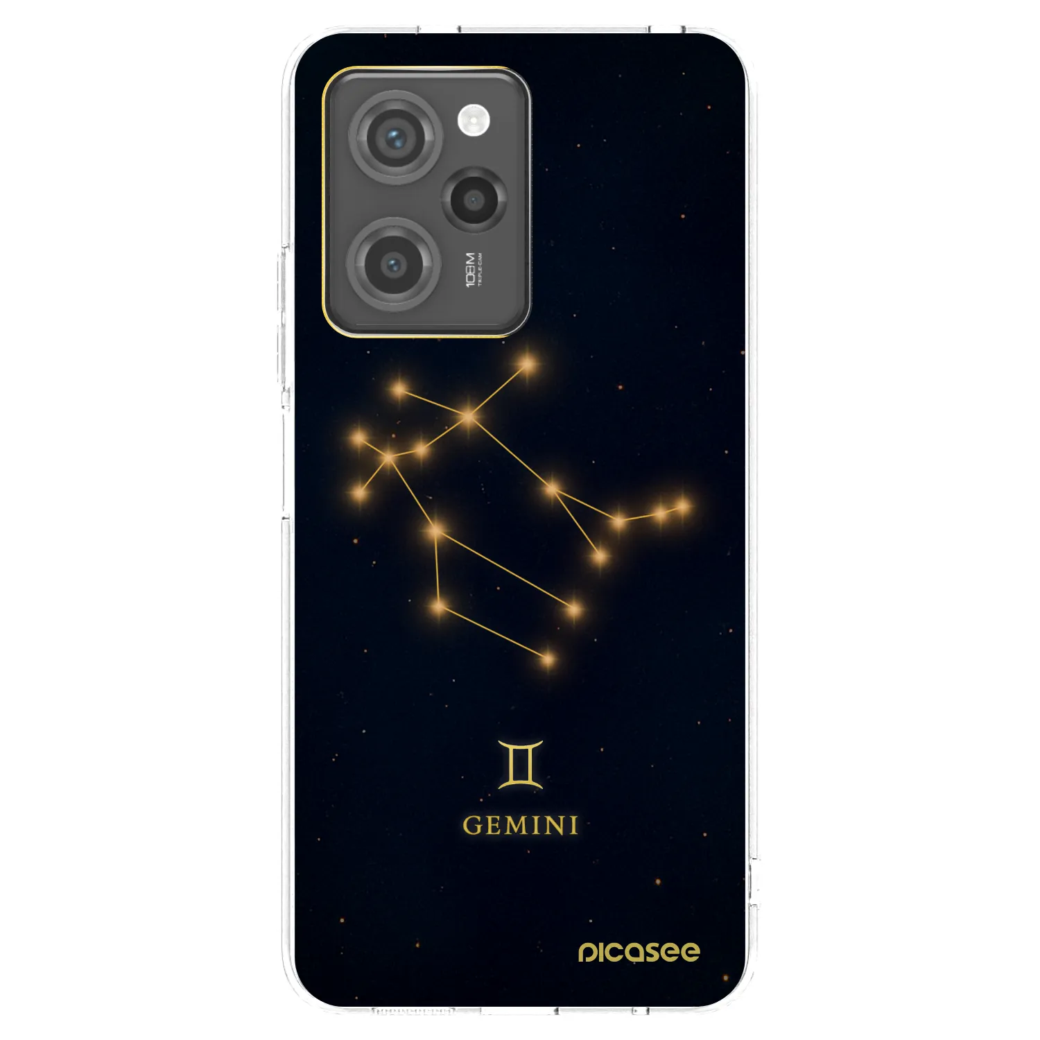 Picasee silikonowe przeźroczyste etui na Xiaomi Poco X5 Pro - GEMINI