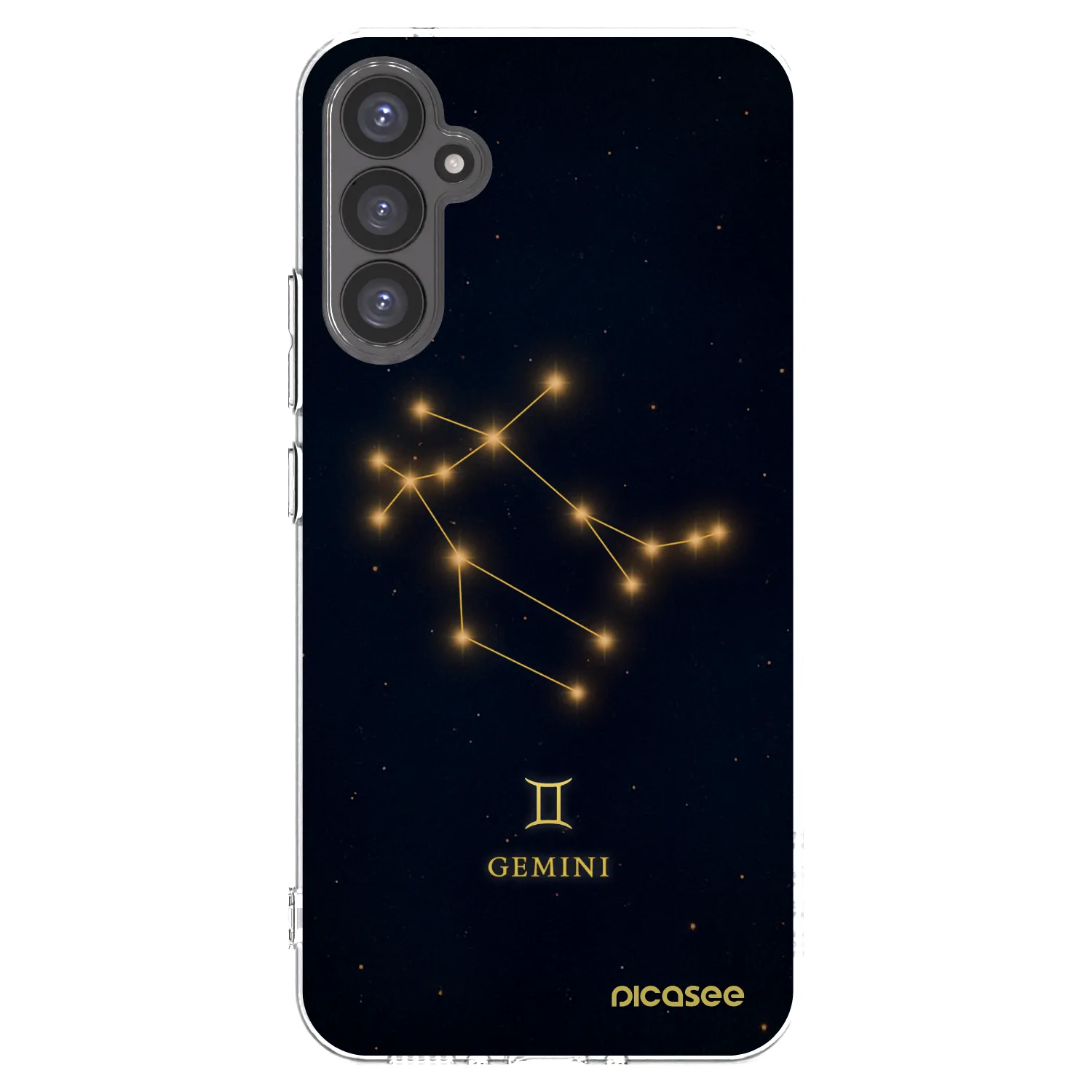 Picasee silikonowe przeźroczyste etui na Samsung Galaxy A34 5G A346B - GEMINI