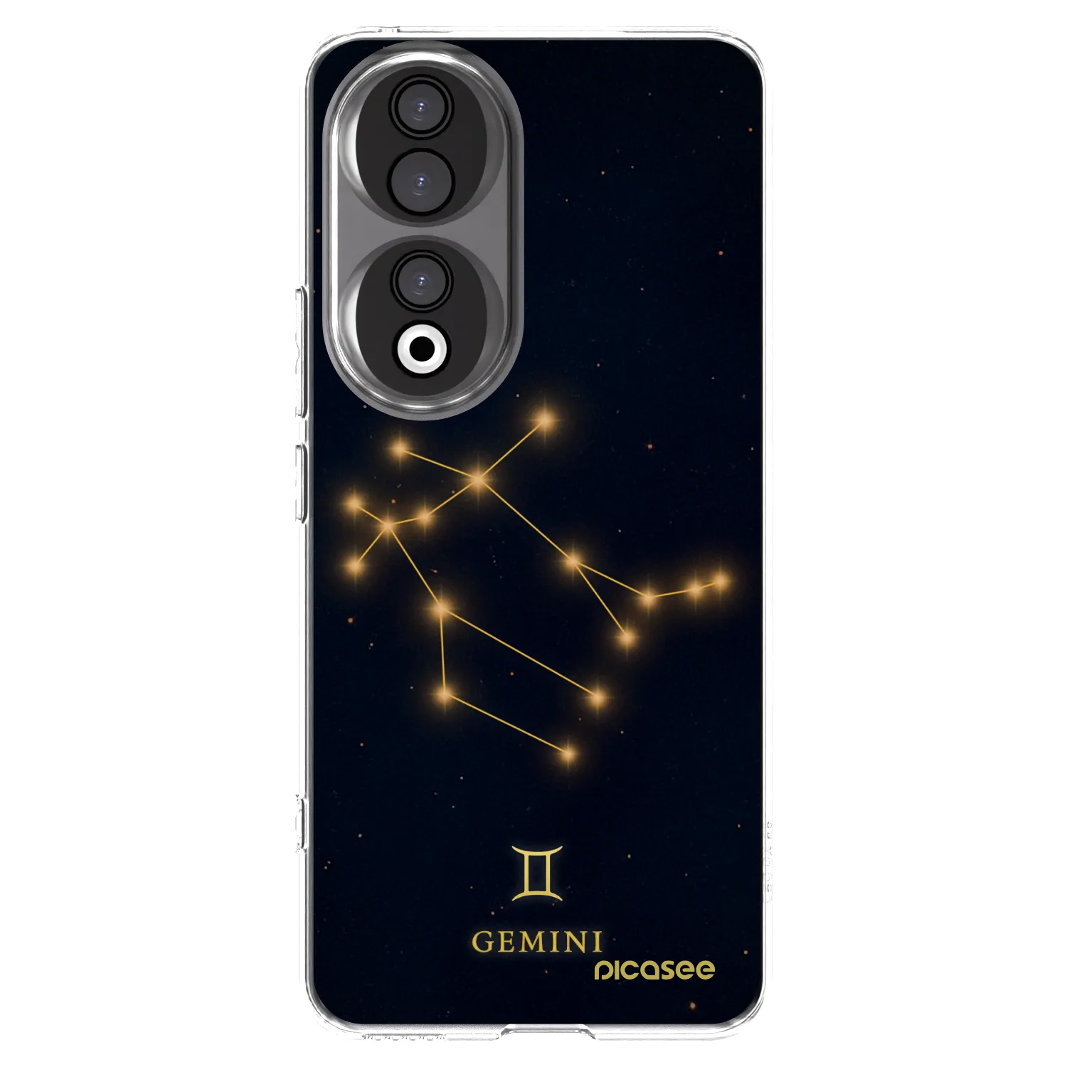 Picasee silikonowe przeźroczyste etui na Honor 90 5G - GEMINI