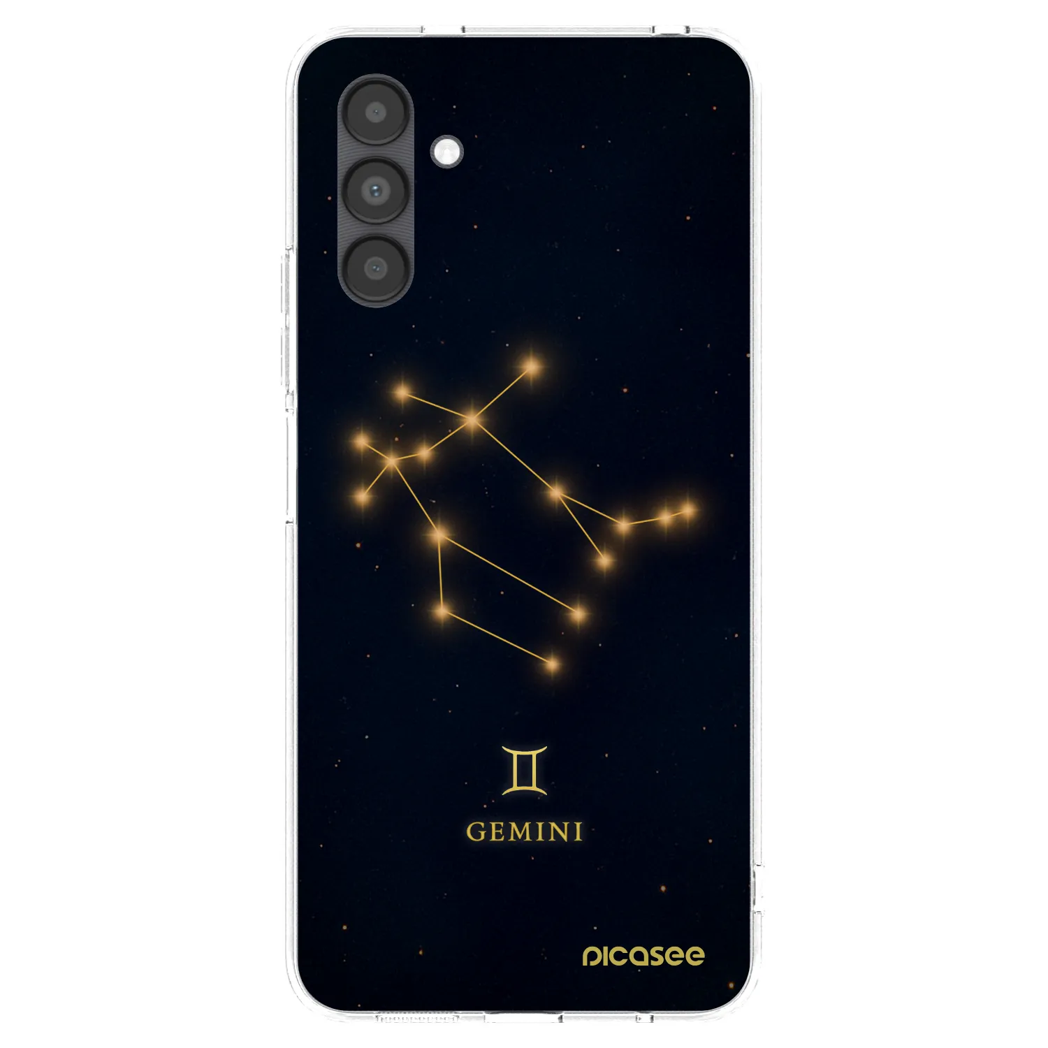 Picasee silikonowe przeźroczyste etui na Samsung Galaxy A04s A047F - GEMINI