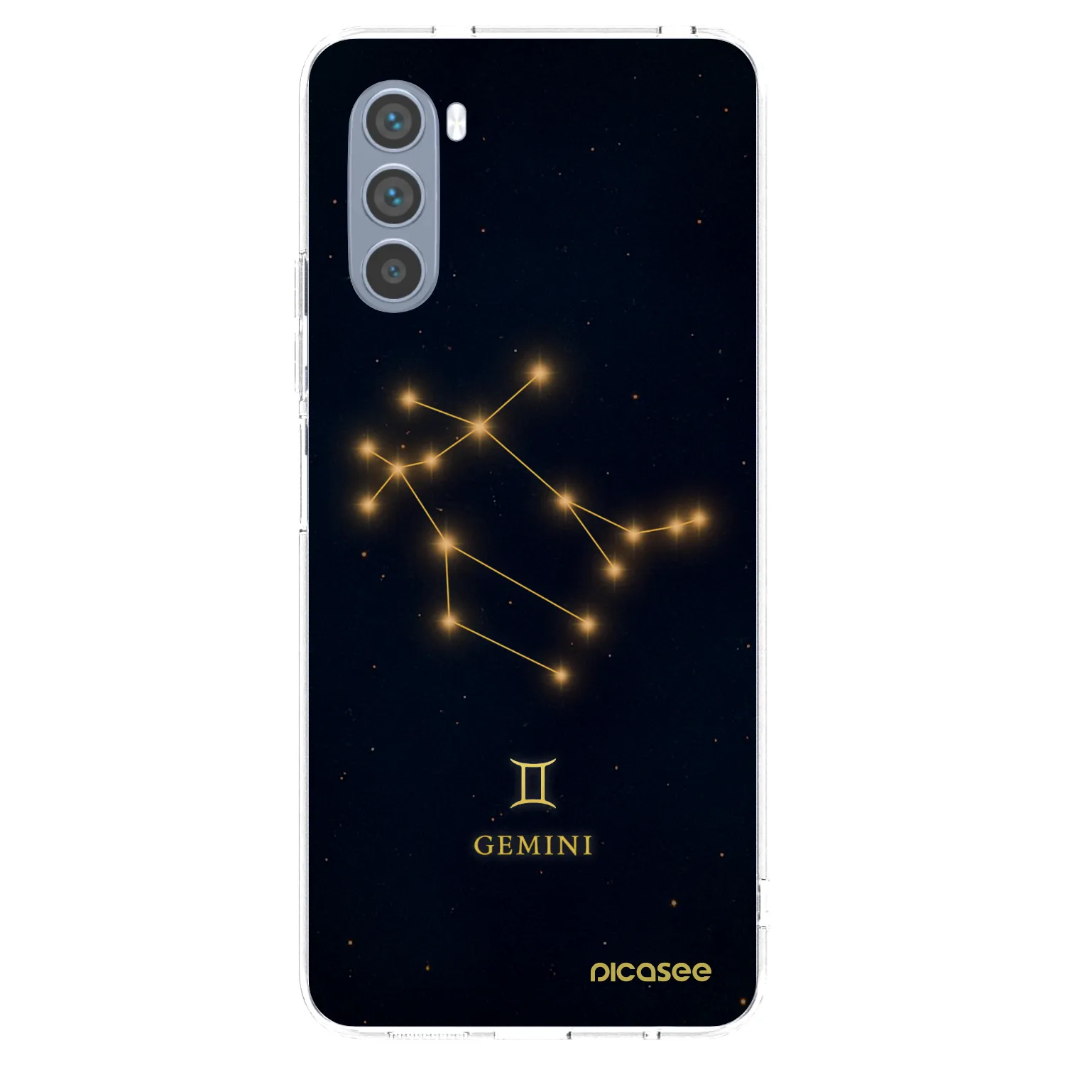 Picasee silikonowe przeźroczyste etui na Motorola Moto G62 - GEMINI