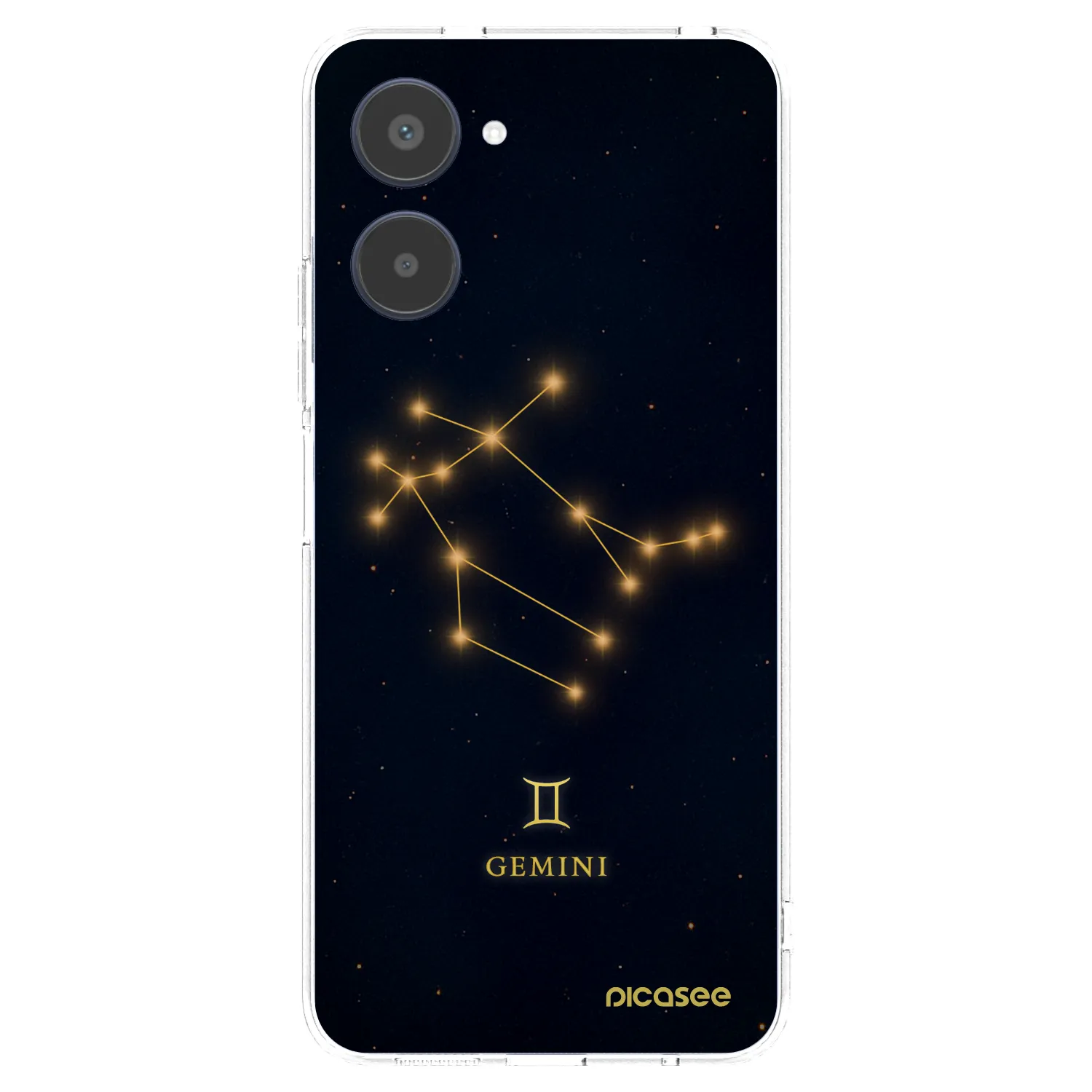 Picasee silikonowe przeźroczyste etui na Realme 10 4G - GEMINI