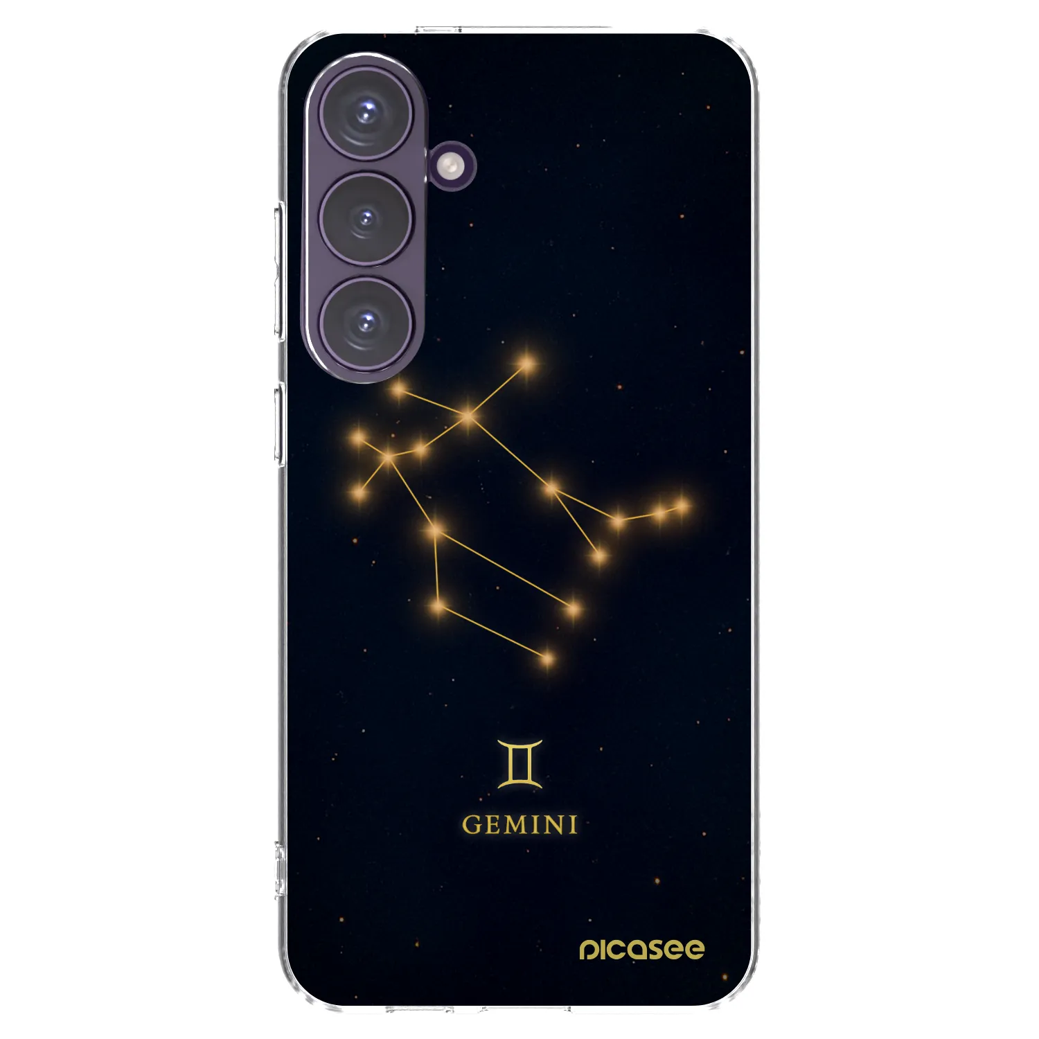 Picasee silikonowe przeźroczyste etui na Samsung Galaxy S24+ S926B 5G - GEMINI