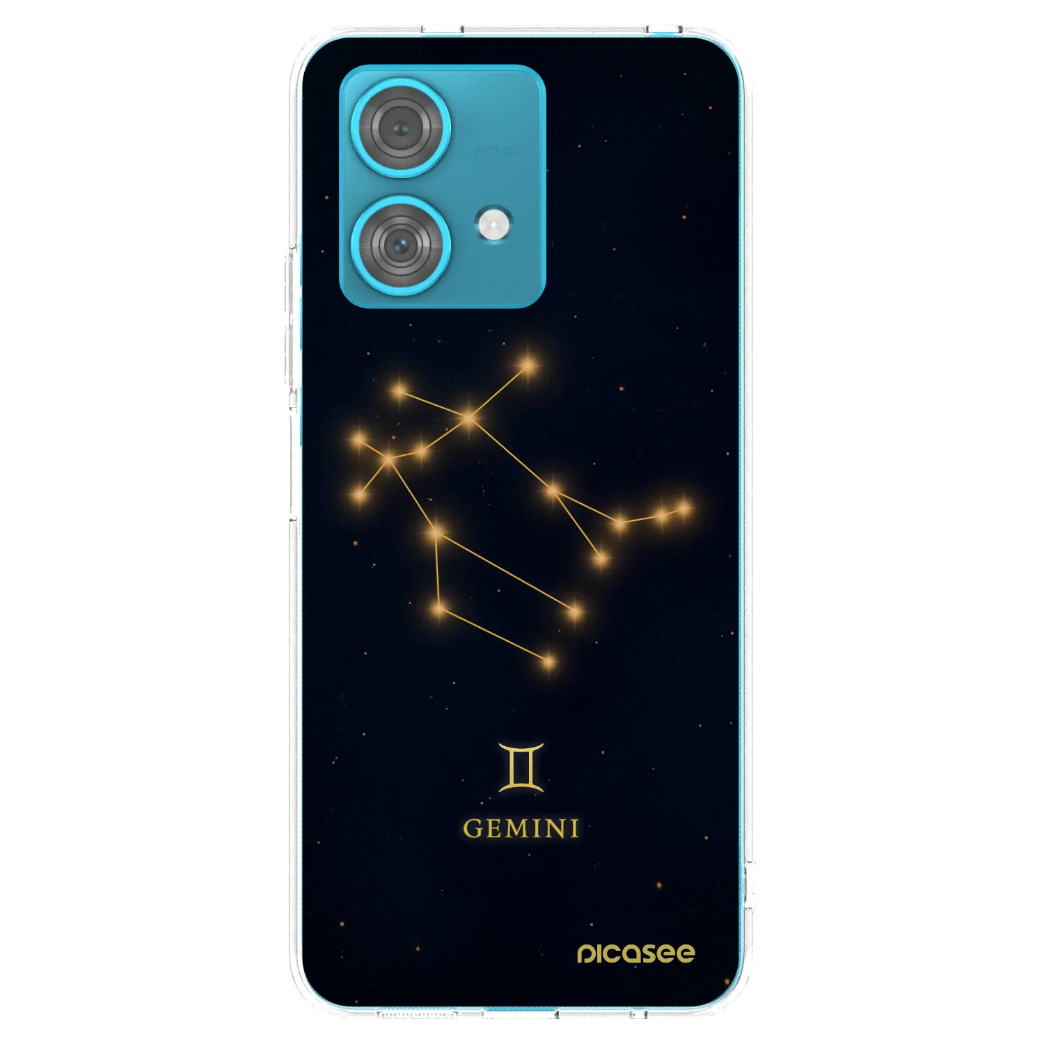 Picasee silikonowe przeźroczyste etui na Motorola Edge 40 Neo - GEMINI