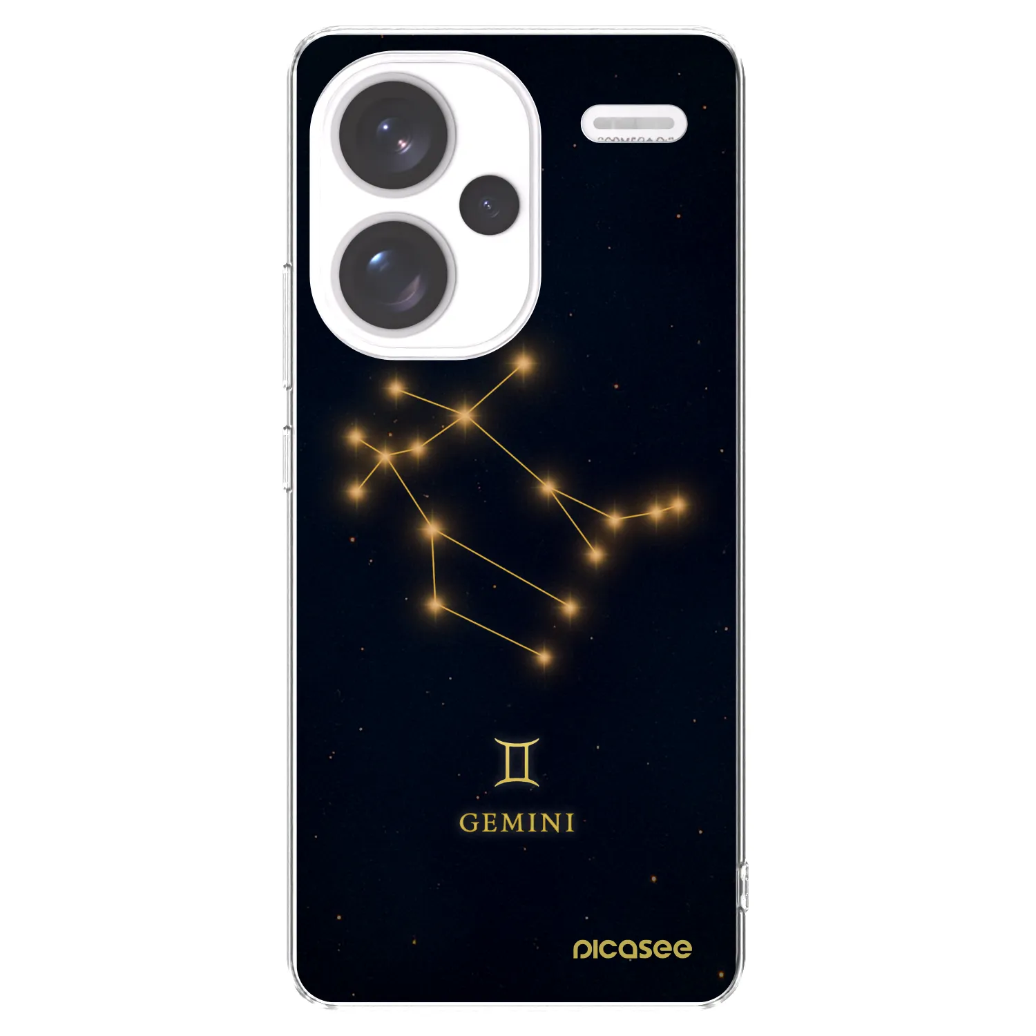 Picasee silikonowe przeźroczyste etui na Xiaomi Redmi Note 13 Pro+ 5G - GEMINI