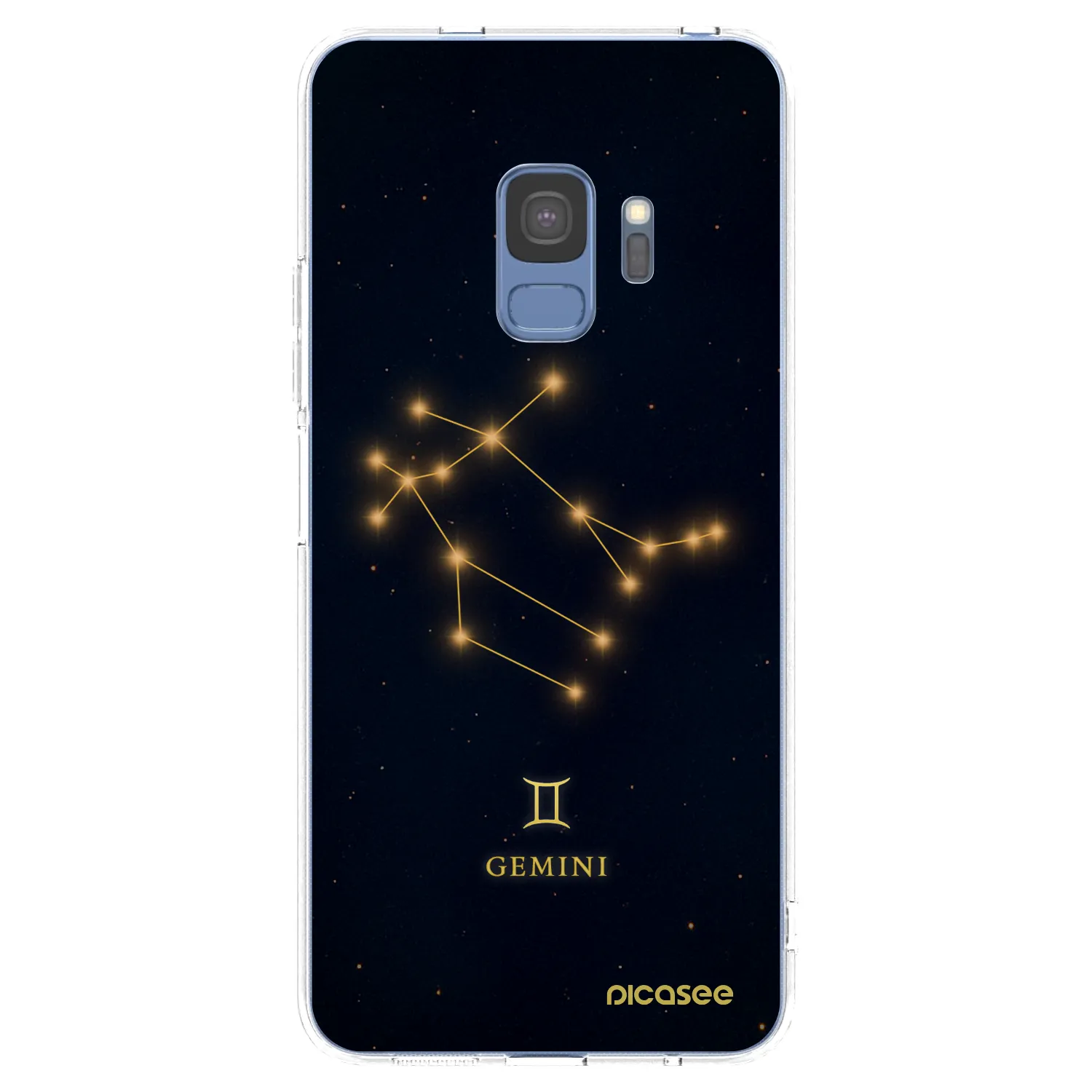 Picasee silikonowe przeźroczyste etui na Samsung Galaxy S9 G960F - GEMINI