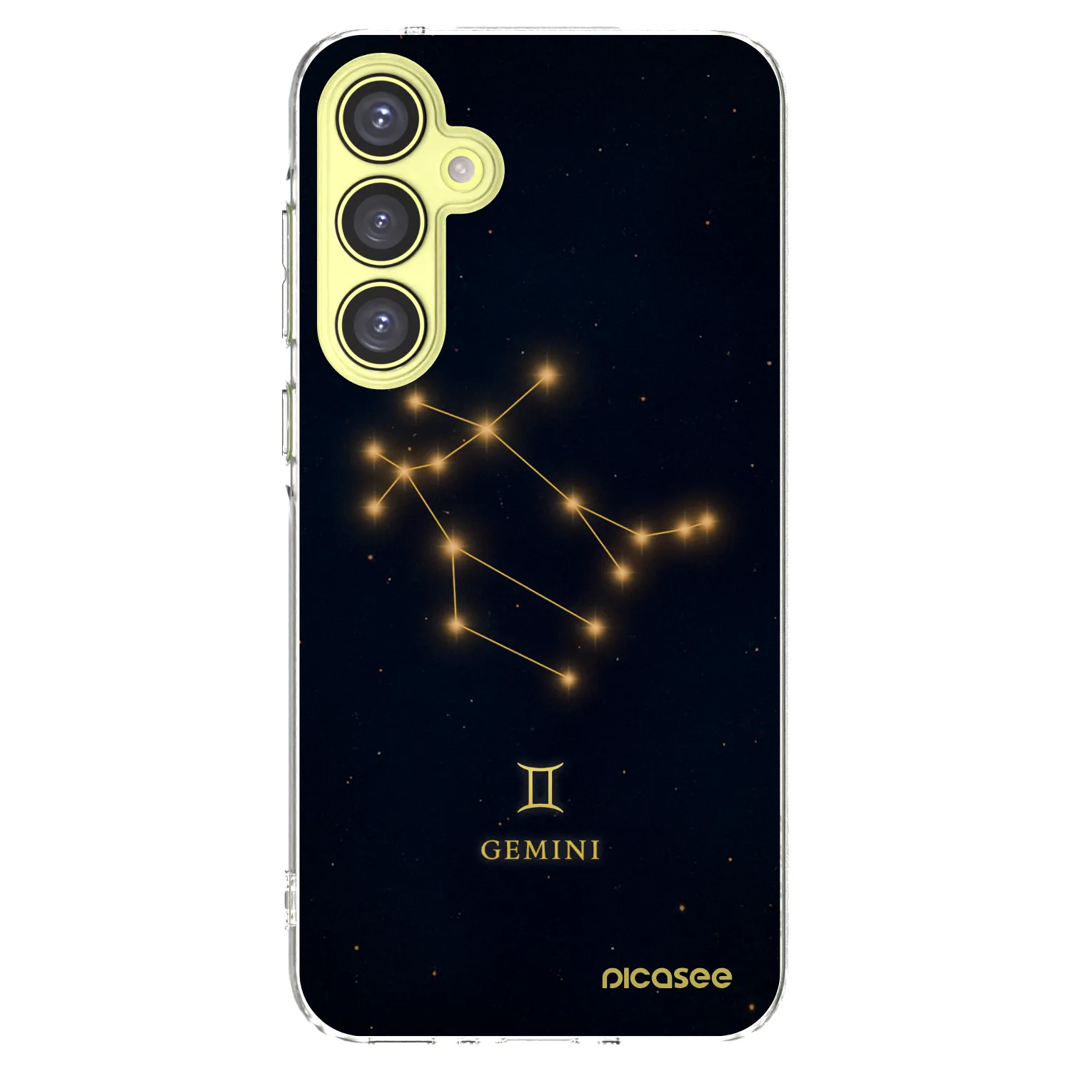 Picasee silikonowe przeźroczyste etui na Samsung Galaxy A35 5G A356B - GEMINI