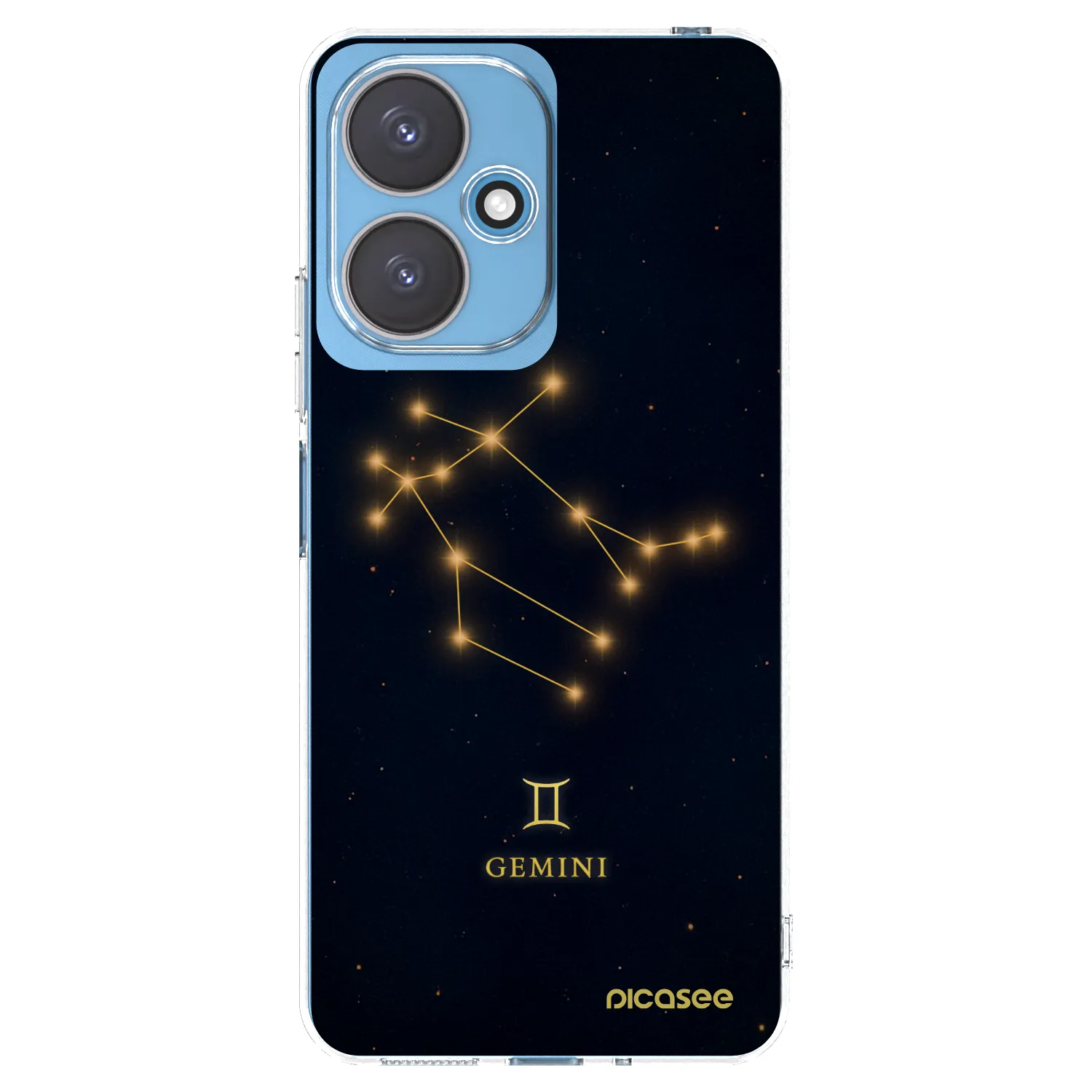 Picasee silikonowe przeźroczyste etui na Xiaomi Redmi 13C 5G - GEMINI