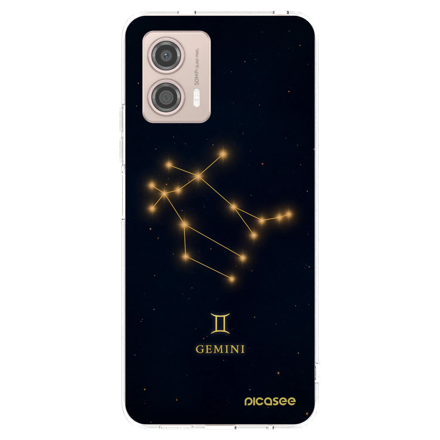 Picasee silikonowe przeźroczyste etui na Motorola Moto G53 5G - GEMINI