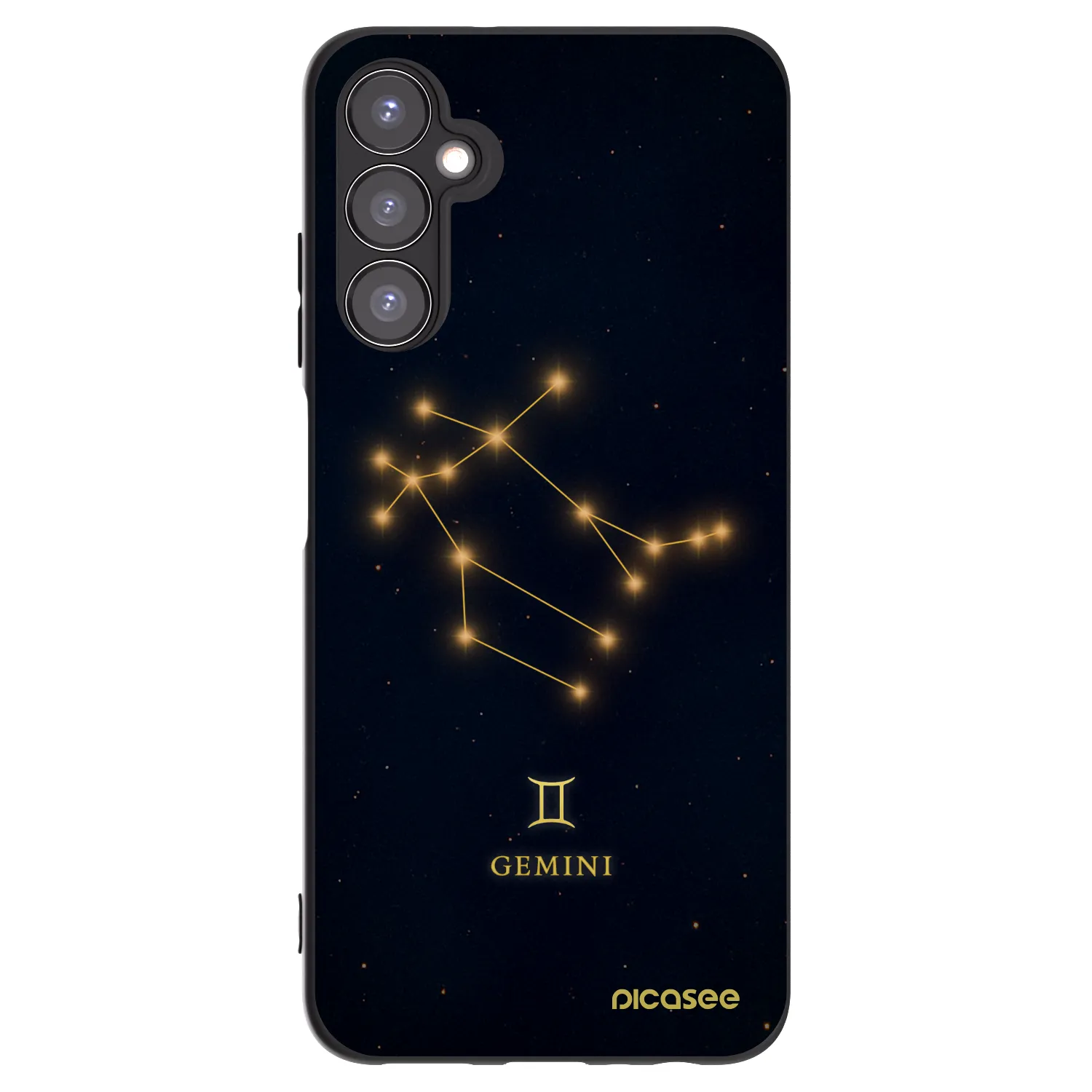Picasee silikonowe czarne etui na Samsung Galaxy A05s A057G - GEMINI