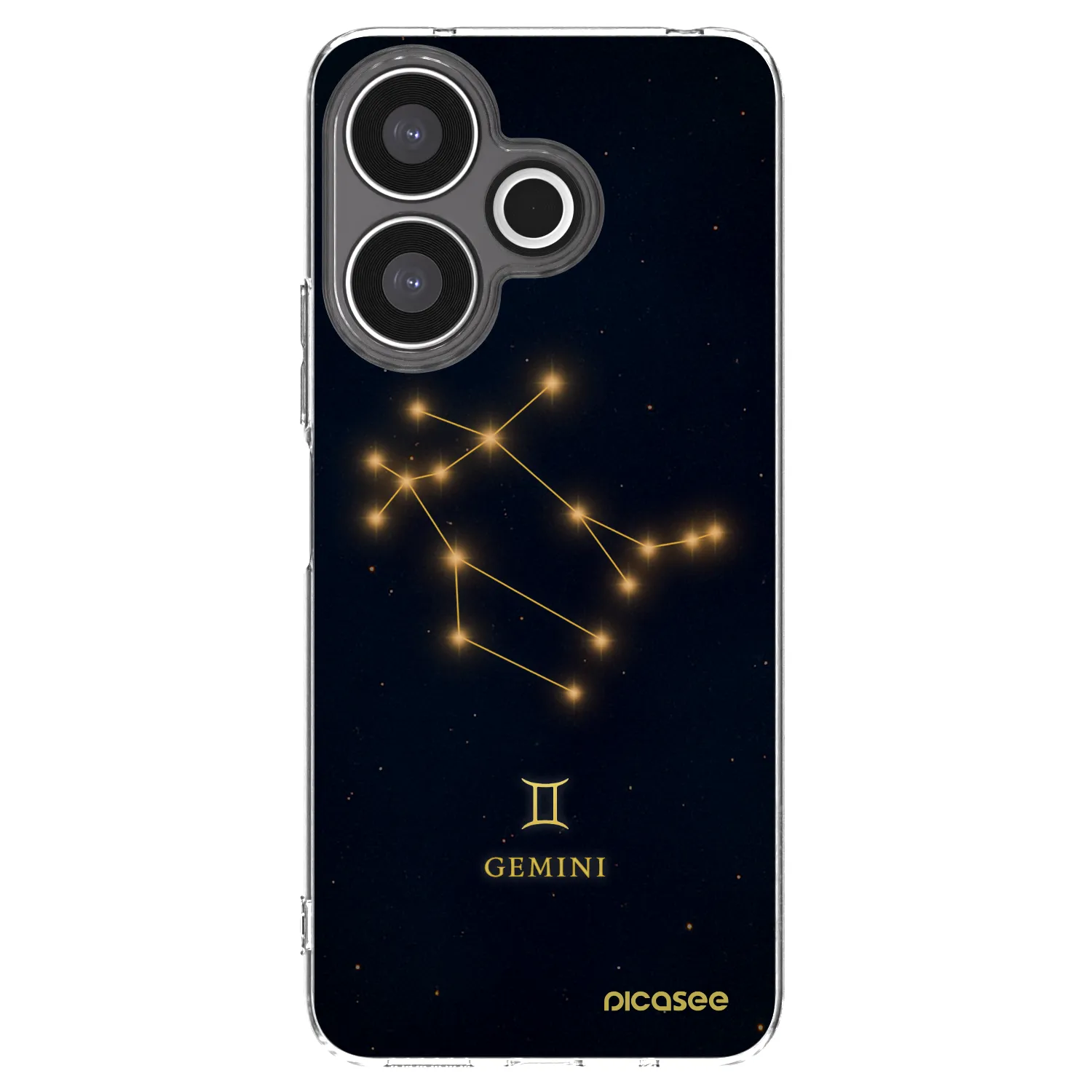 Picasee silikonowe przeźroczyste etui na Xiaomi Redmi 13 4G - GEMINI