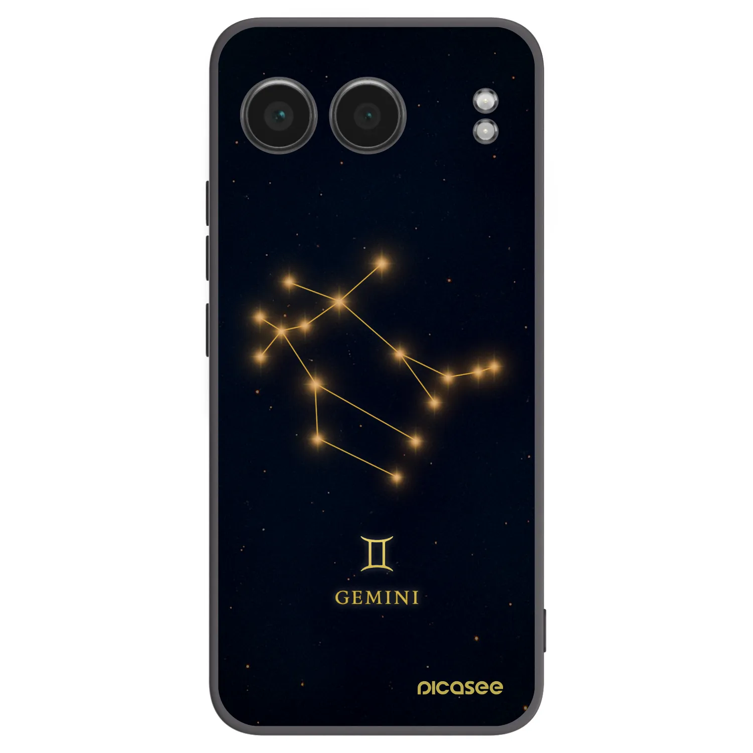 Picasee silikonowe czarne etui na OnePlus Nord 4 - GEMINI