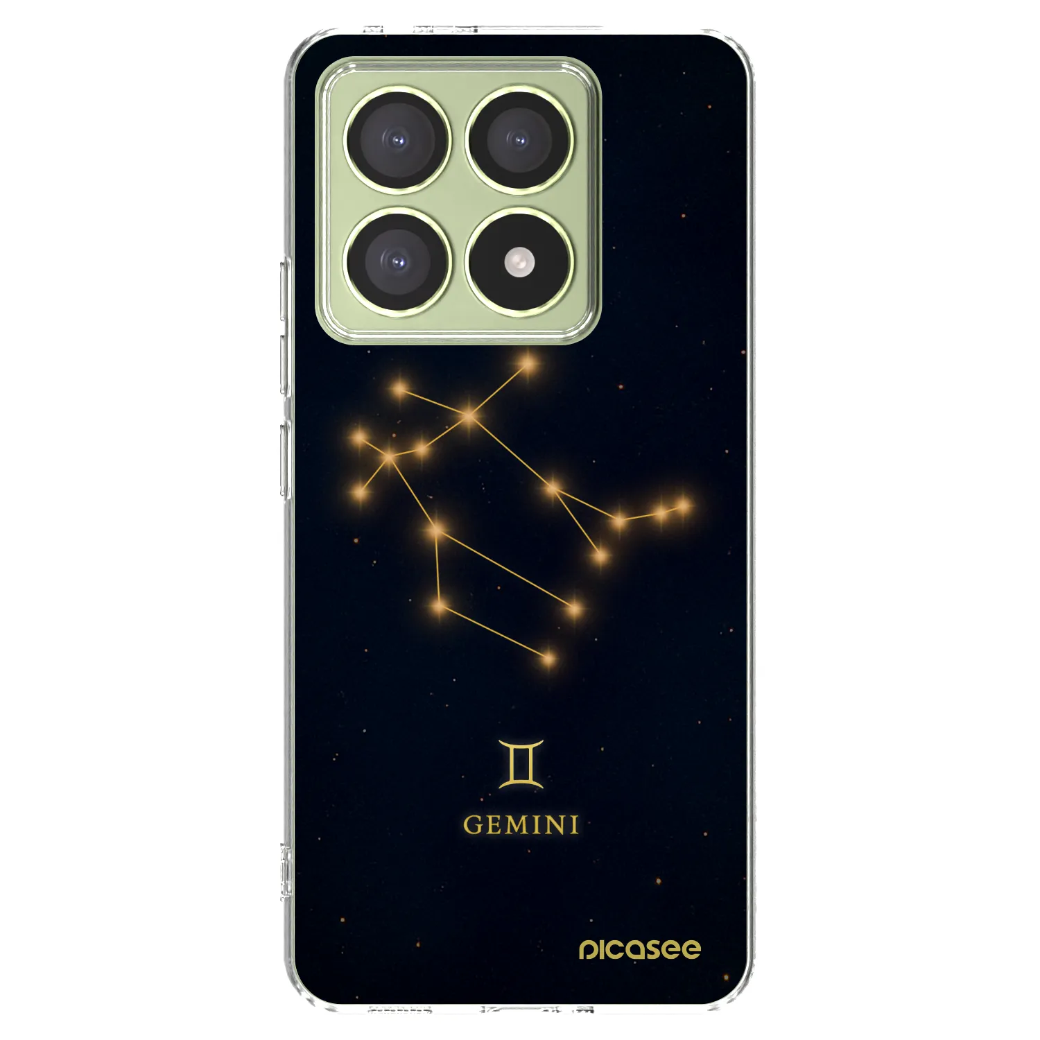 Picasee silikonowe przeźroczyste etui na Xiaomi 14T - GEMINI