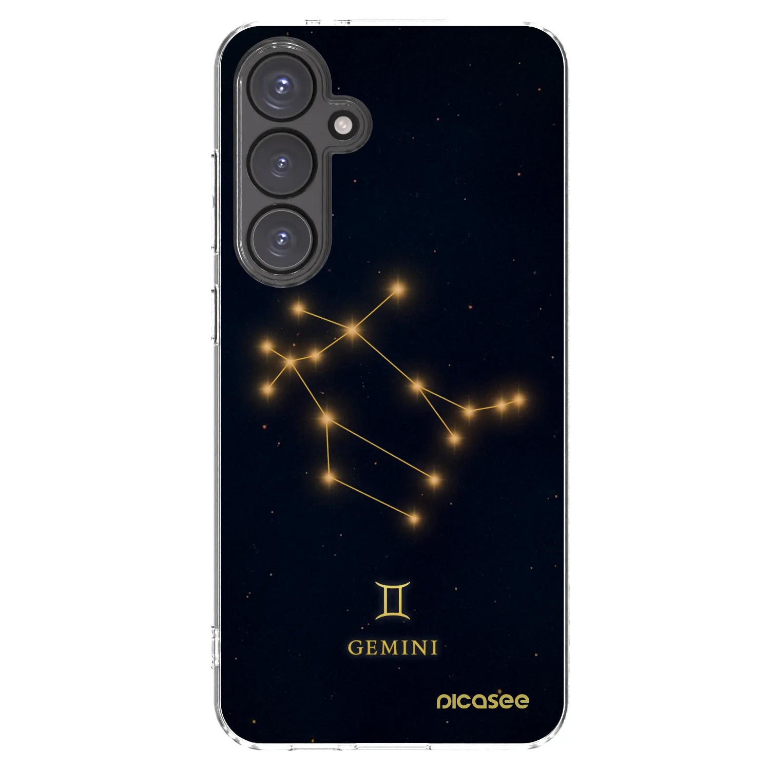 Picasee silikonowe przeźroczyste etui na Samsung Galaxy S24 FE S721B - GEMINI