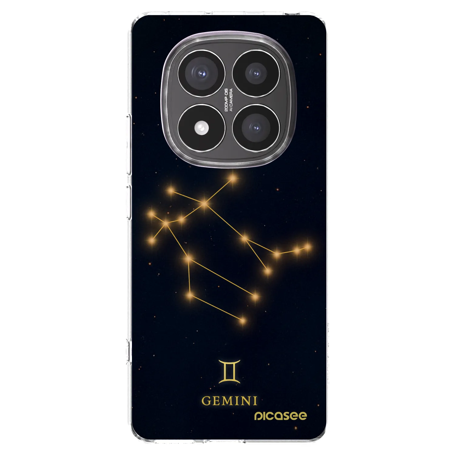 Picasee silikonowe przeźroczyste etui na Xiaomi Redmi Note 14 Pro+ 5G - GEMINI
