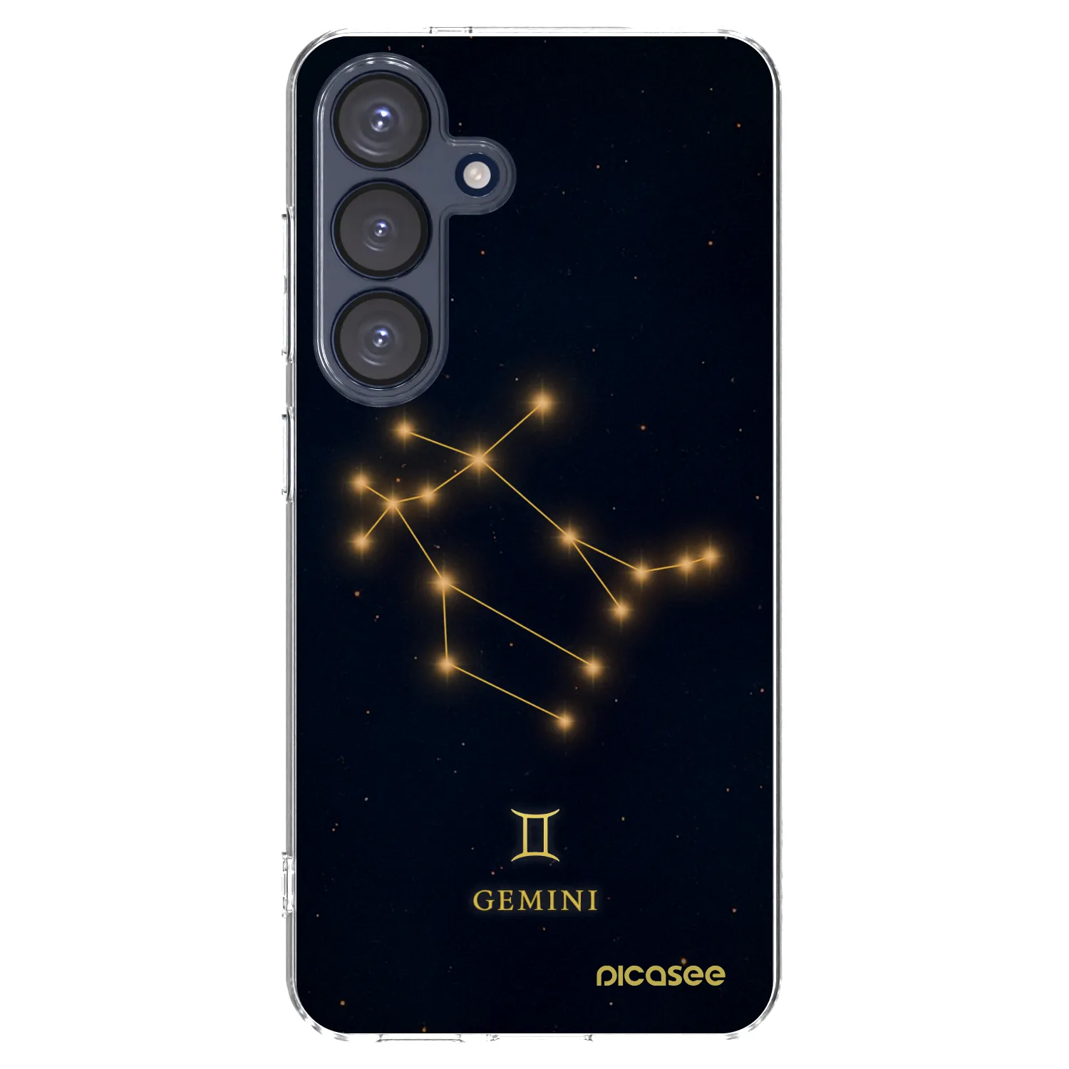 Picasee silikonowe przeźroczyste etui na Samsung Galaxy S25 5G - GEMINI