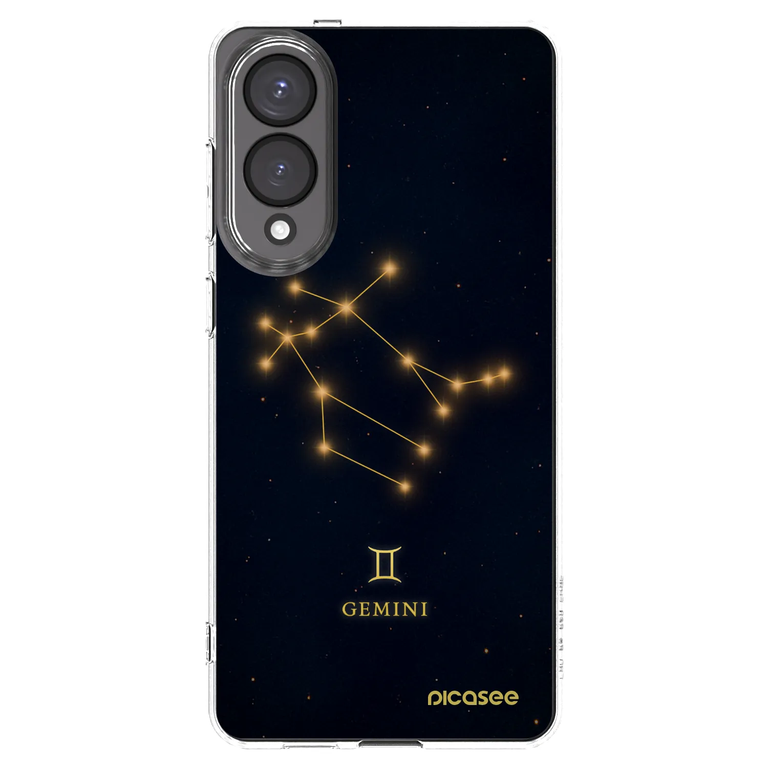 Picasee silikonowe przeźroczyste etui na Samsung Galaxy S25 Edge 5G - GEMINI