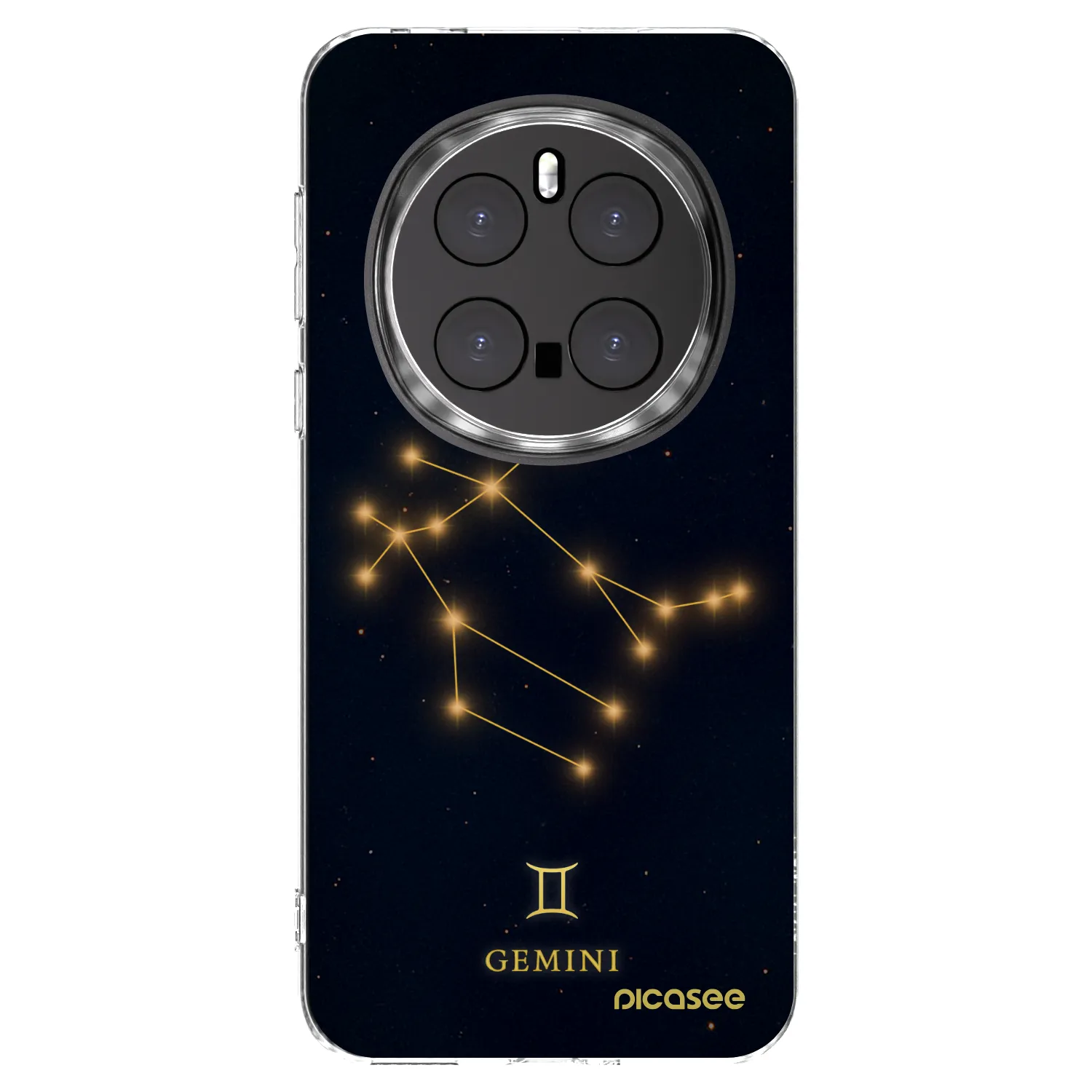 Picasee silikonowe przeźroczyste etui na Honor Magic7 Pro 5G - GEMINI