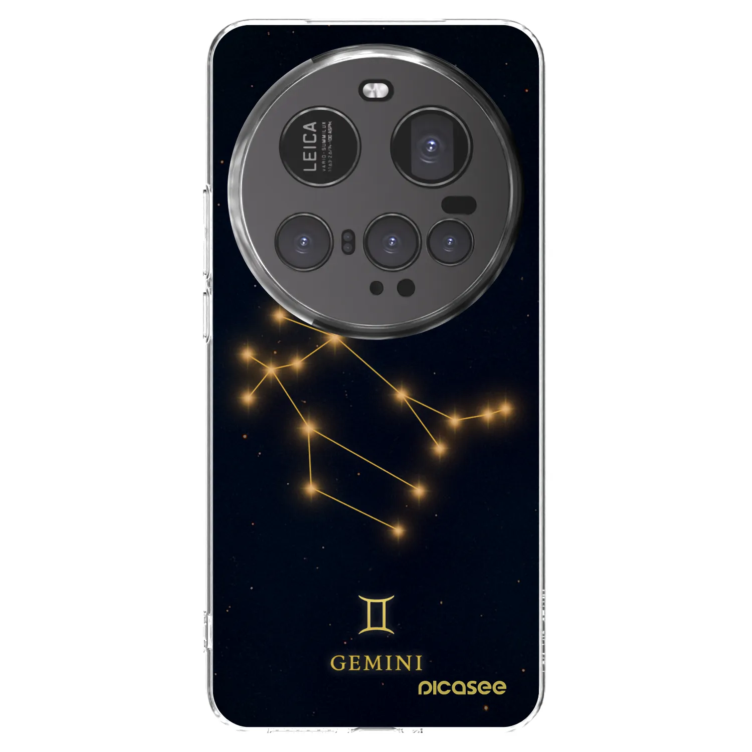 Picasee silikonowe przeźroczyste etui na Xiaomi 15 Ultra - GEMINI