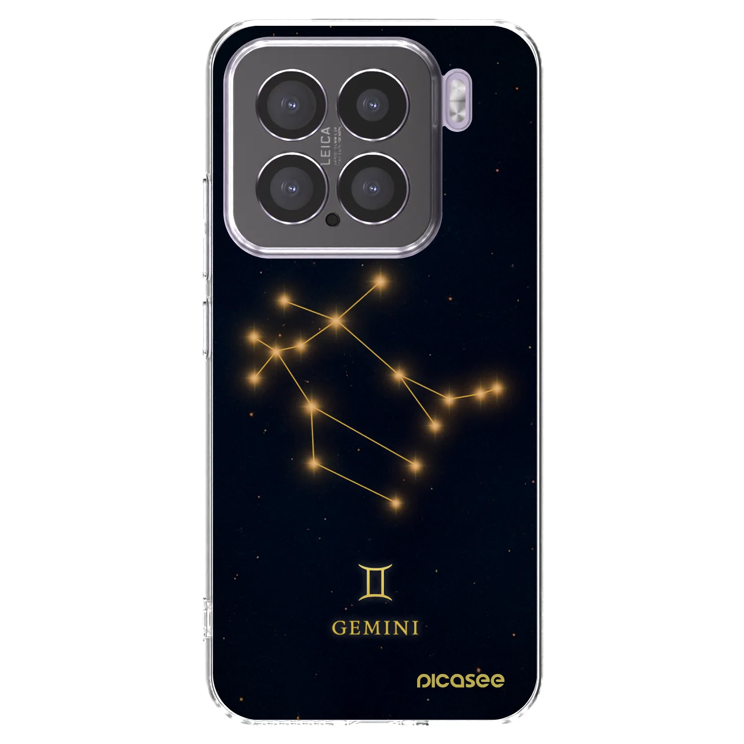 Picasee silikonowe przeźroczyste etui na Xiaomi 15 - GEMINI